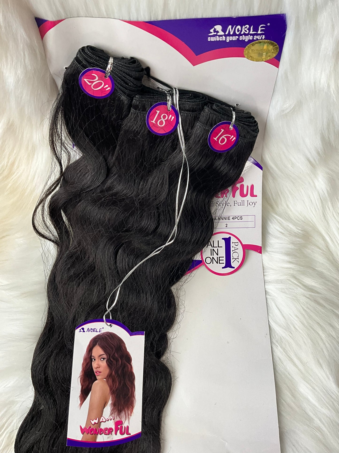 Wonder Ful All in One Pack Human Hair Texture Sew In