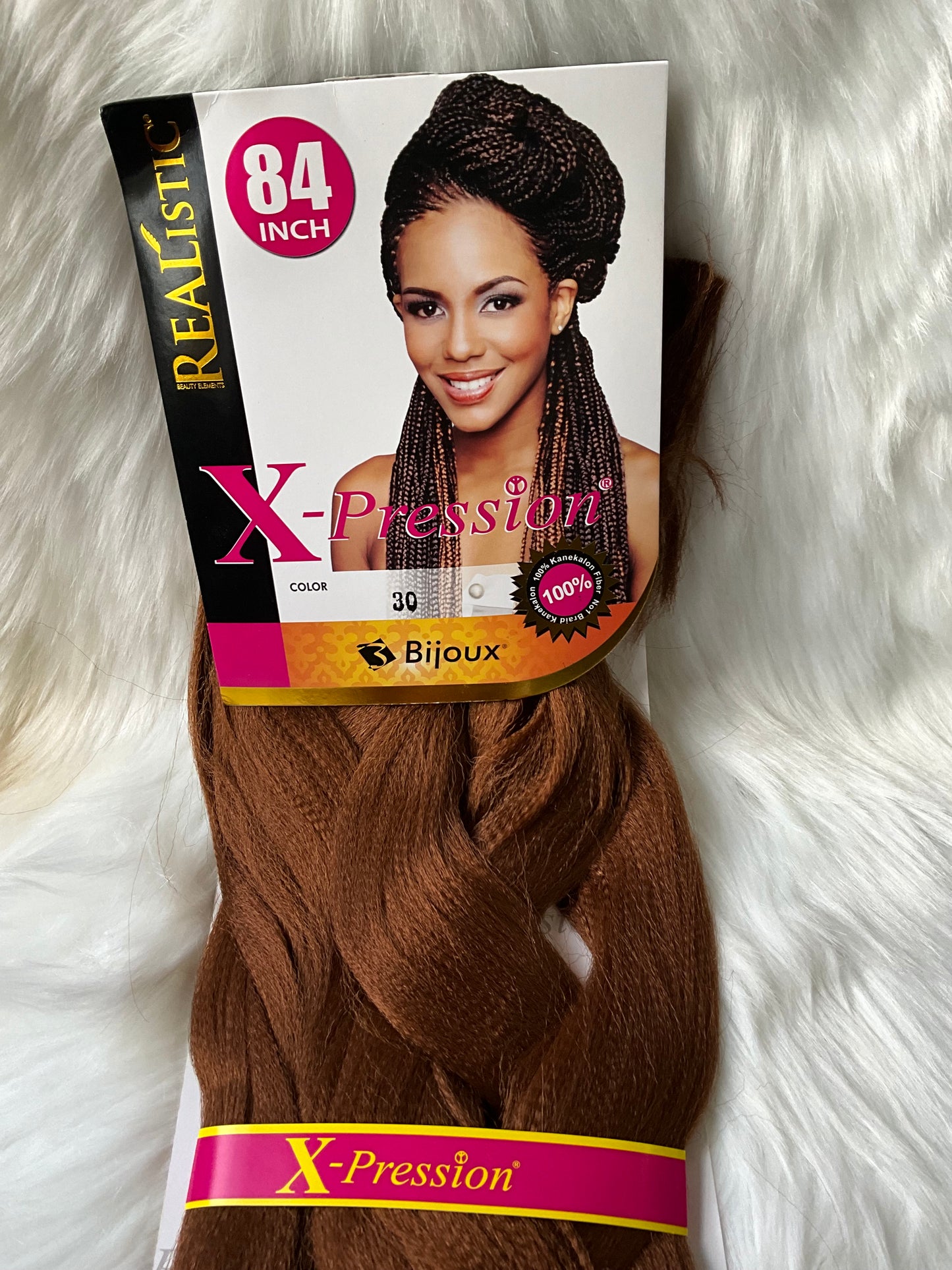84in Realistic X-Pression Braids