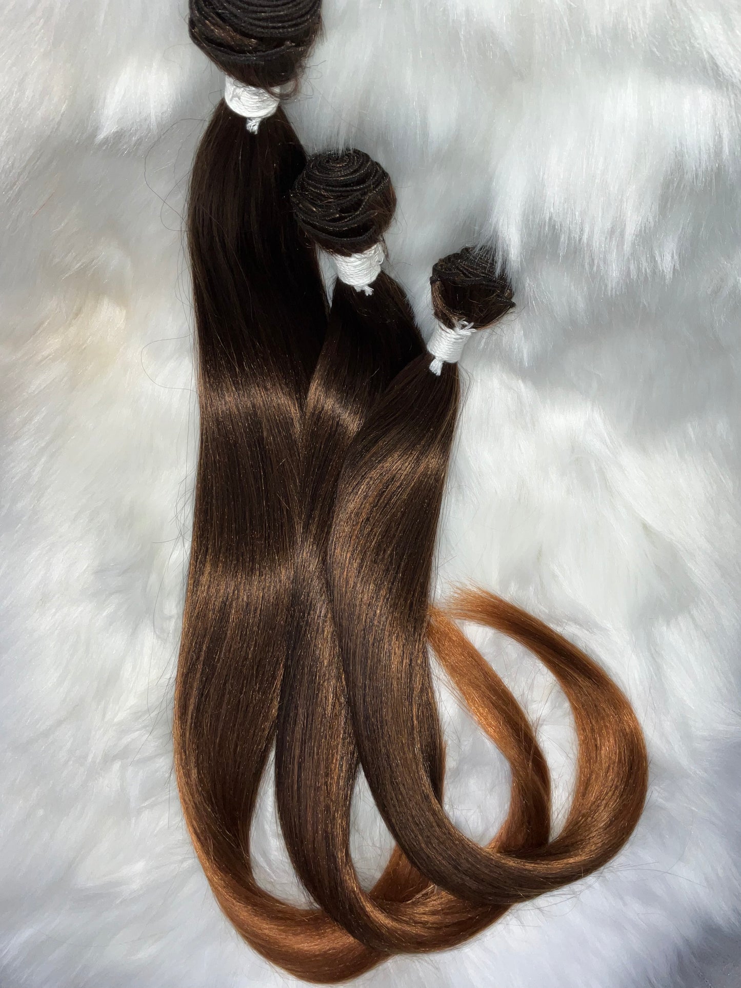 3pc Synthetic Straight Yaki Hair