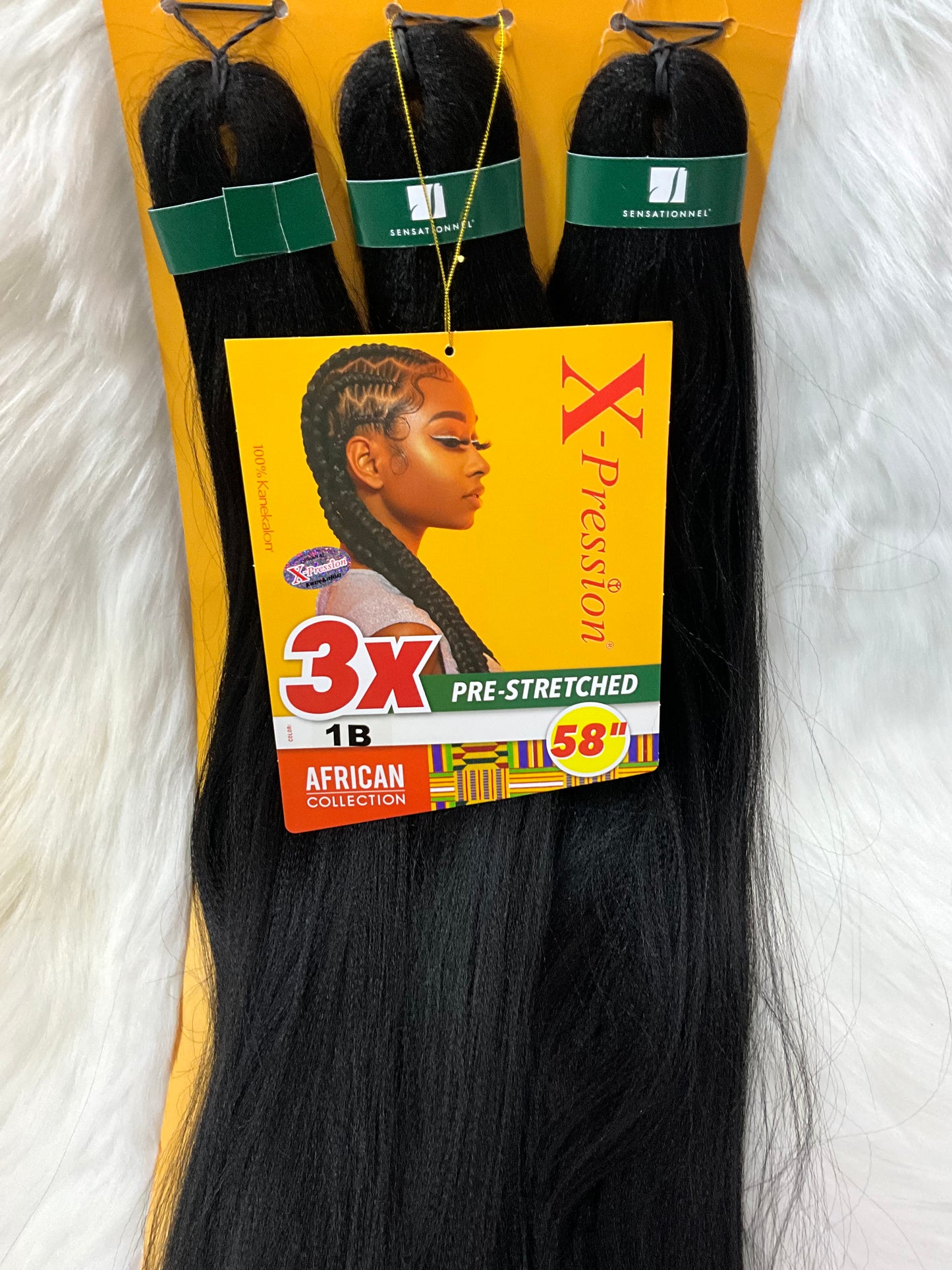 58in 3x X-Pression Pre-Stretched Braid