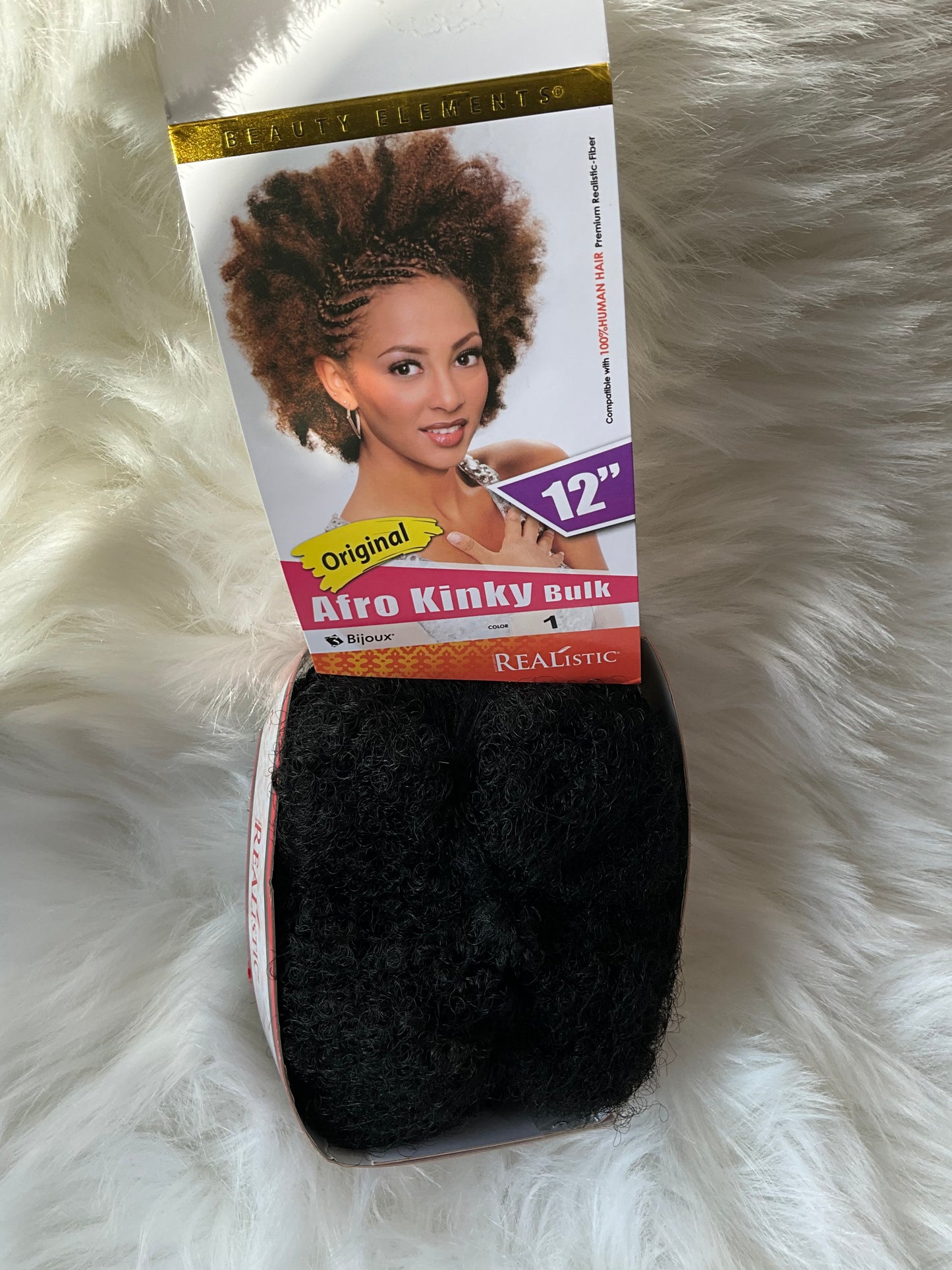 Beauty Elements 12” Afro Kinky Bulk