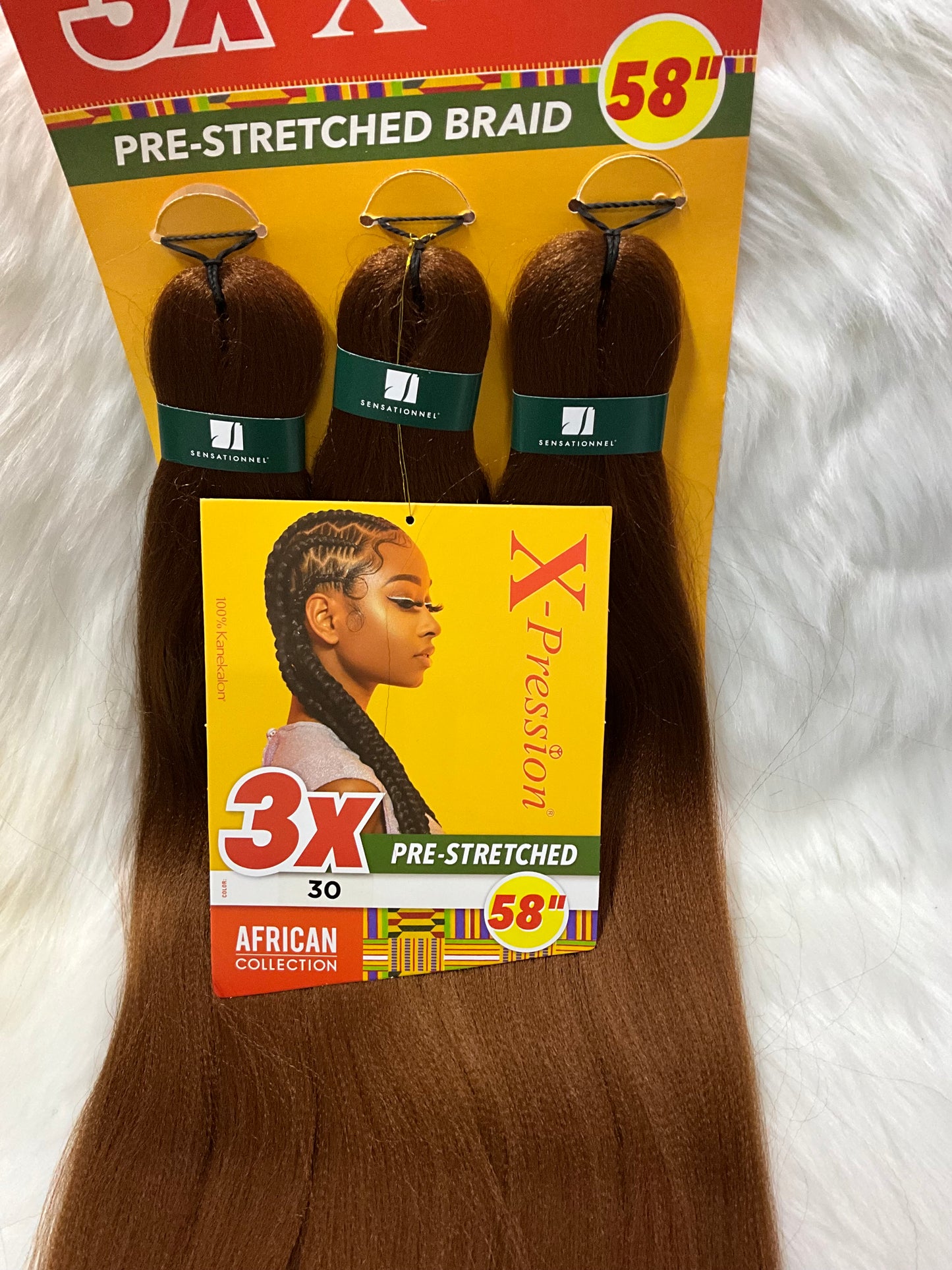 58in 3x X-Pression Pre-Stretched Braid