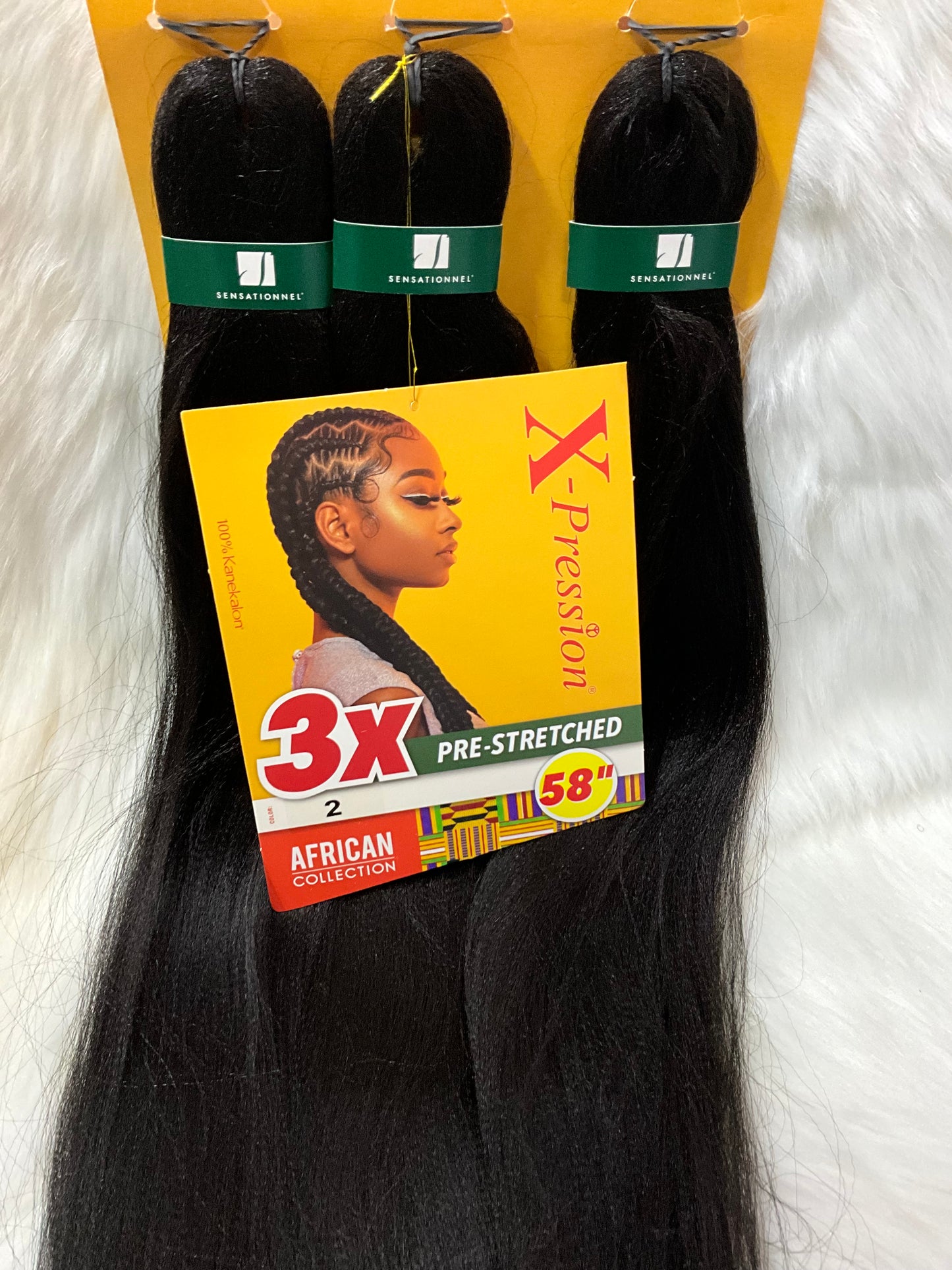 58in 3x X-Pression Pre-Stretched Braid