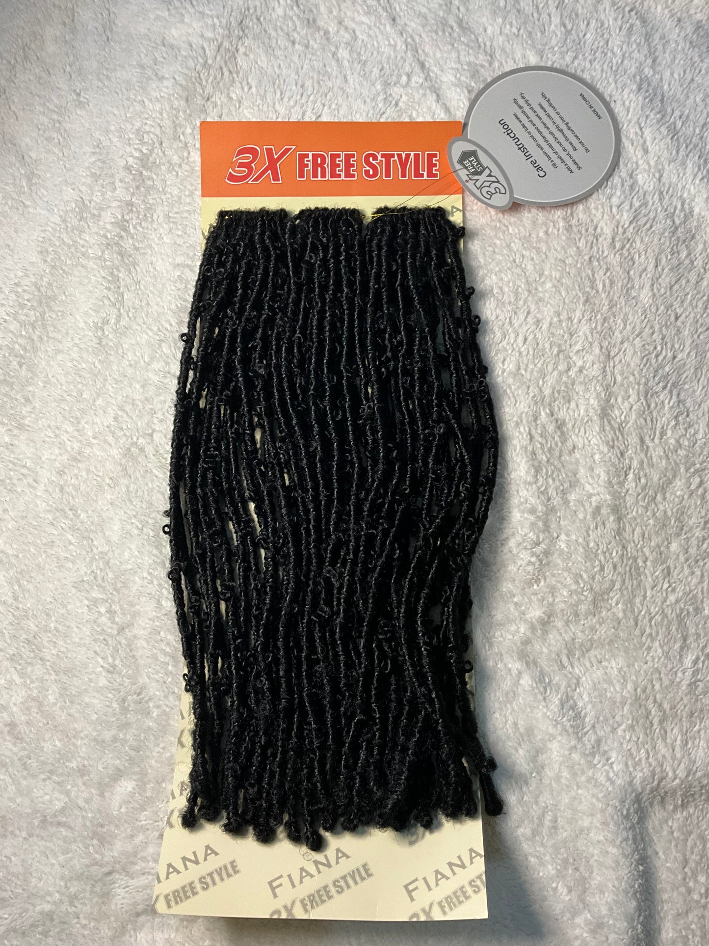 18in Fiana 3x Freestyle Butterfly Locs