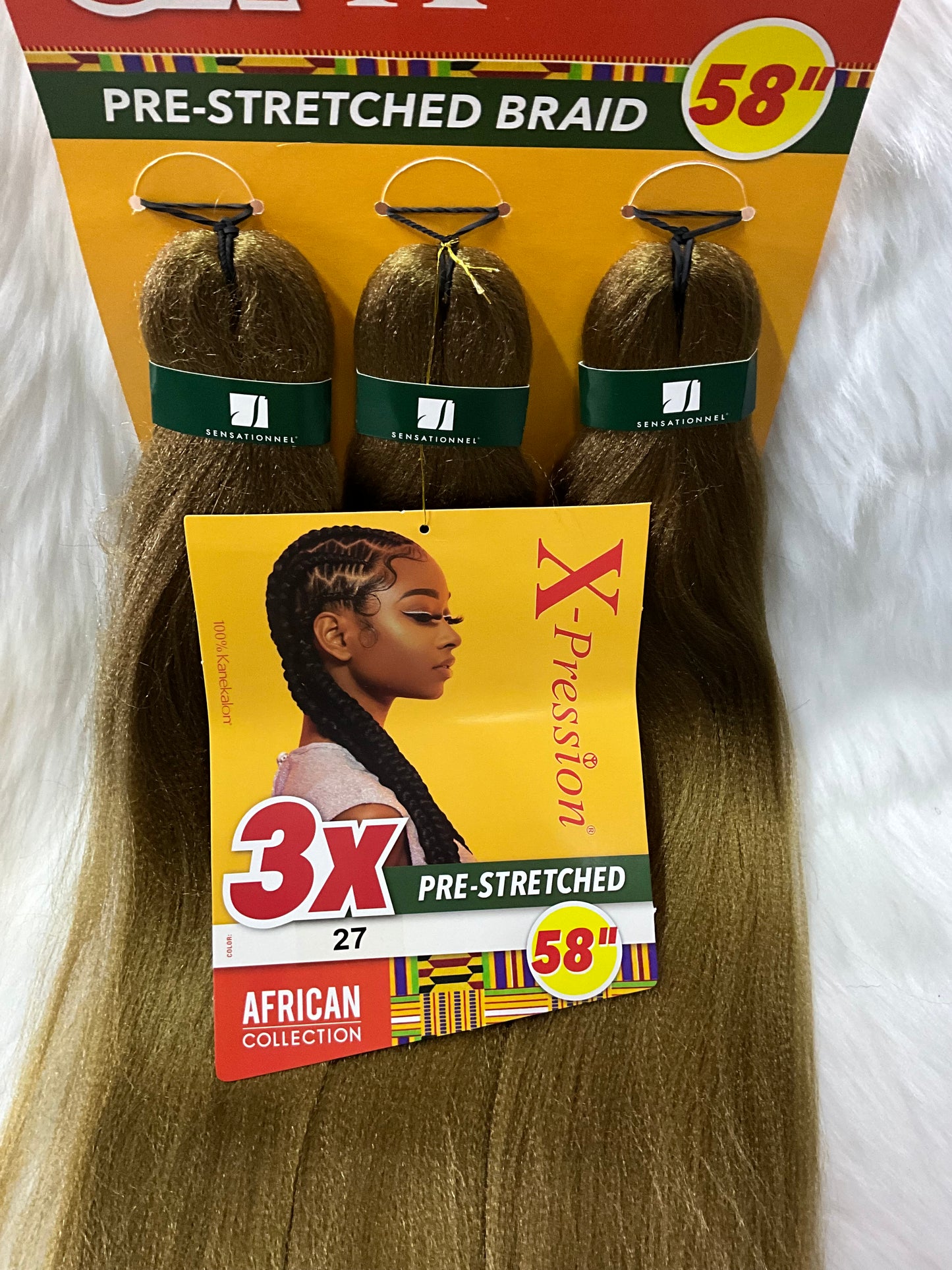 58in 3x X-Pression Pre-Stretched Braid