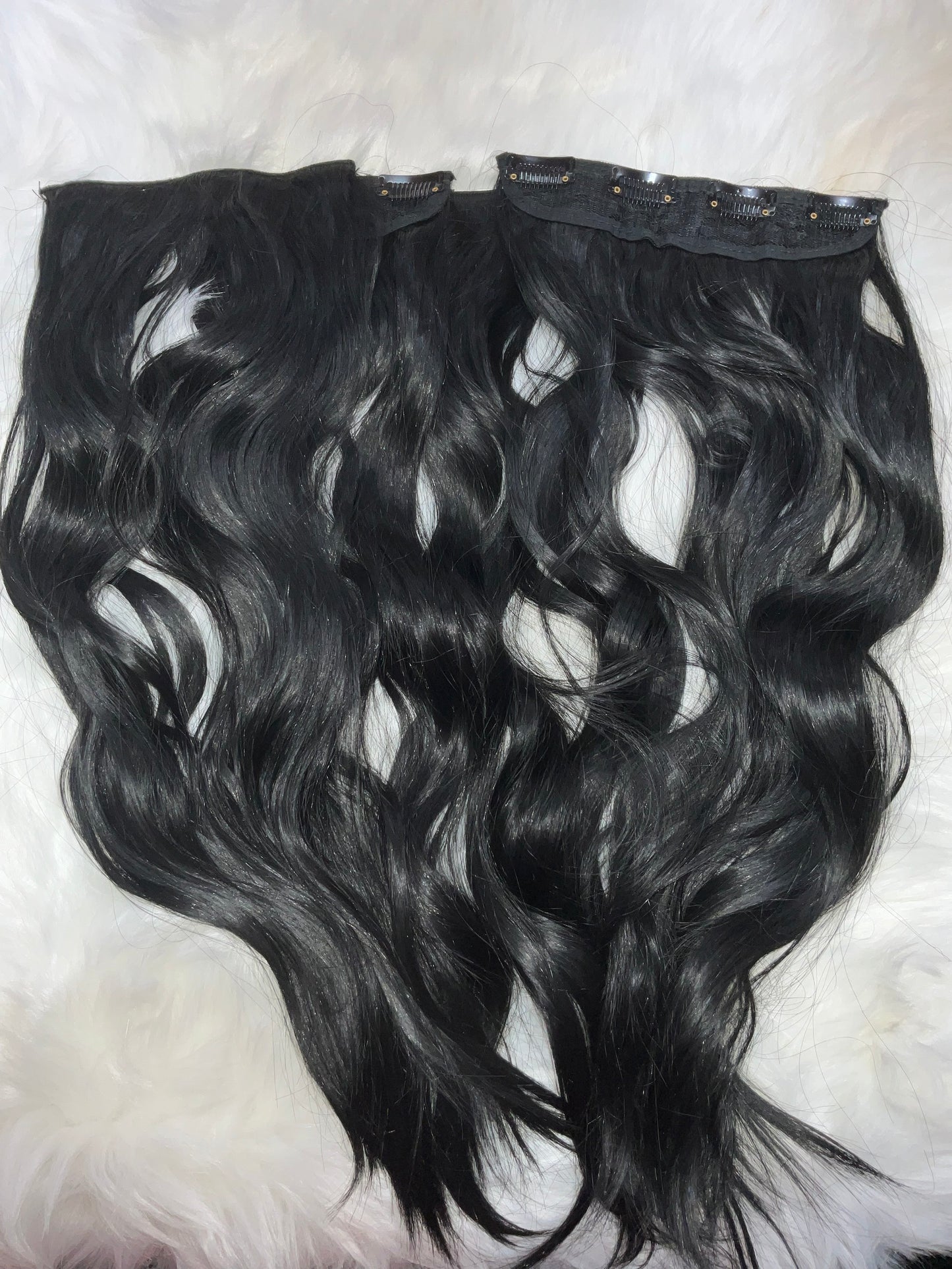 4pcs 20in Synthetic Clip In Hair Extensions