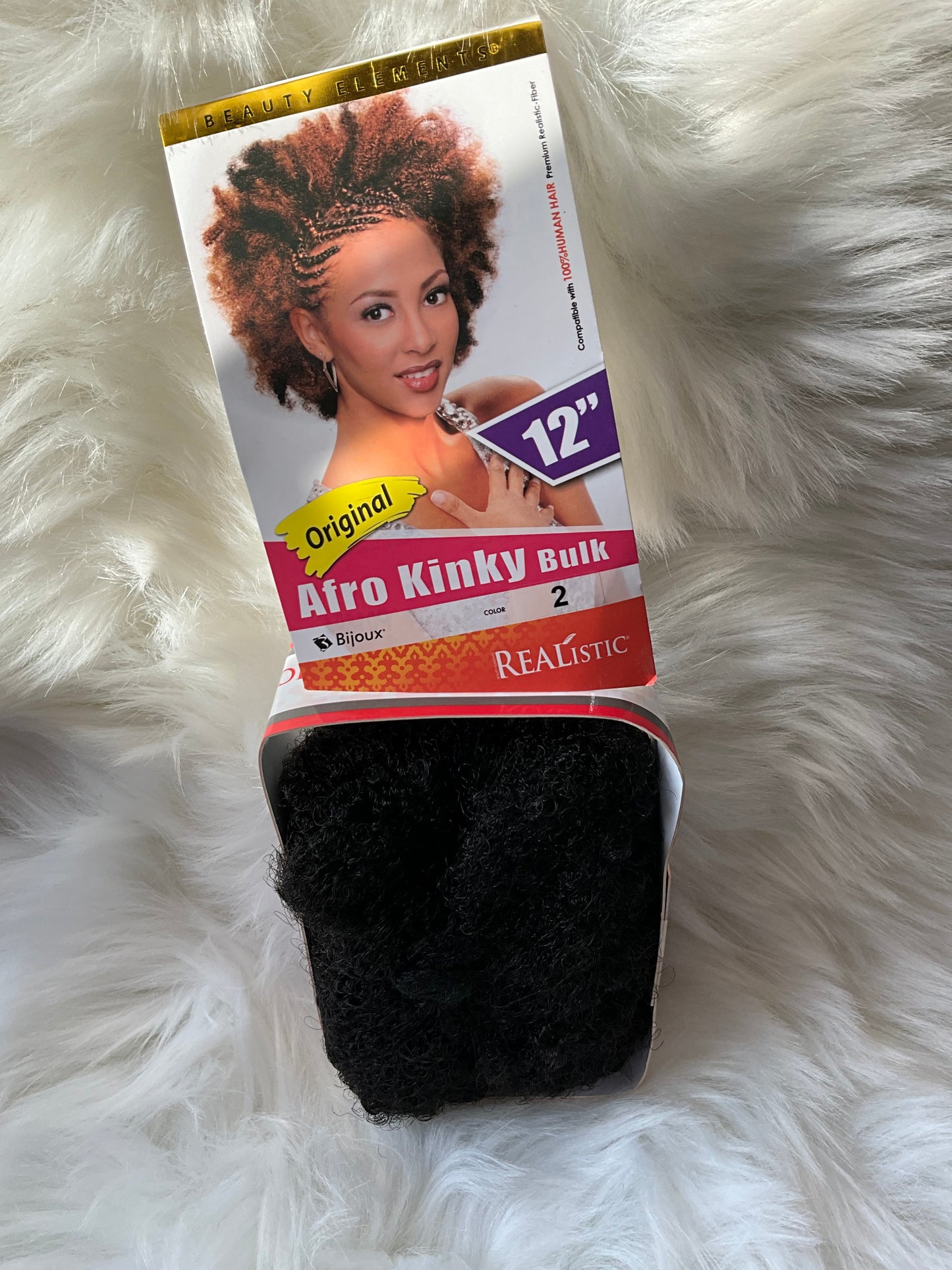 Beauty Elements 12” Afro Kinky Bulk