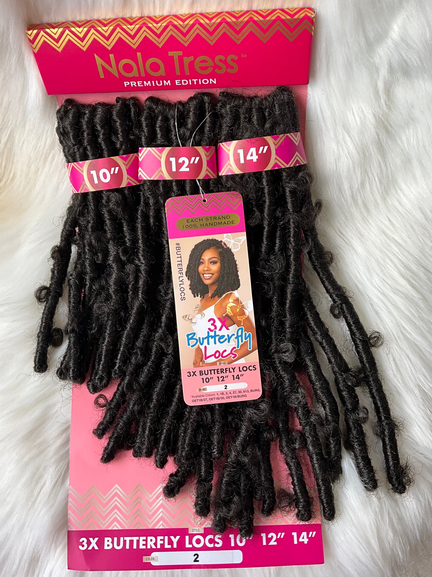 Nala Tress 3x Butterfly Locs, 10in 12in 14in