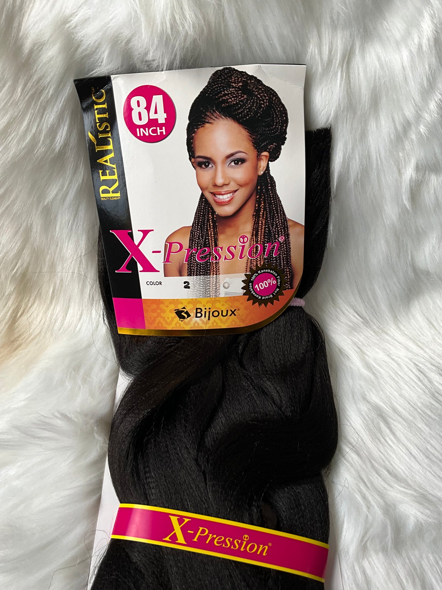 84in Realistic X-Pression Braids