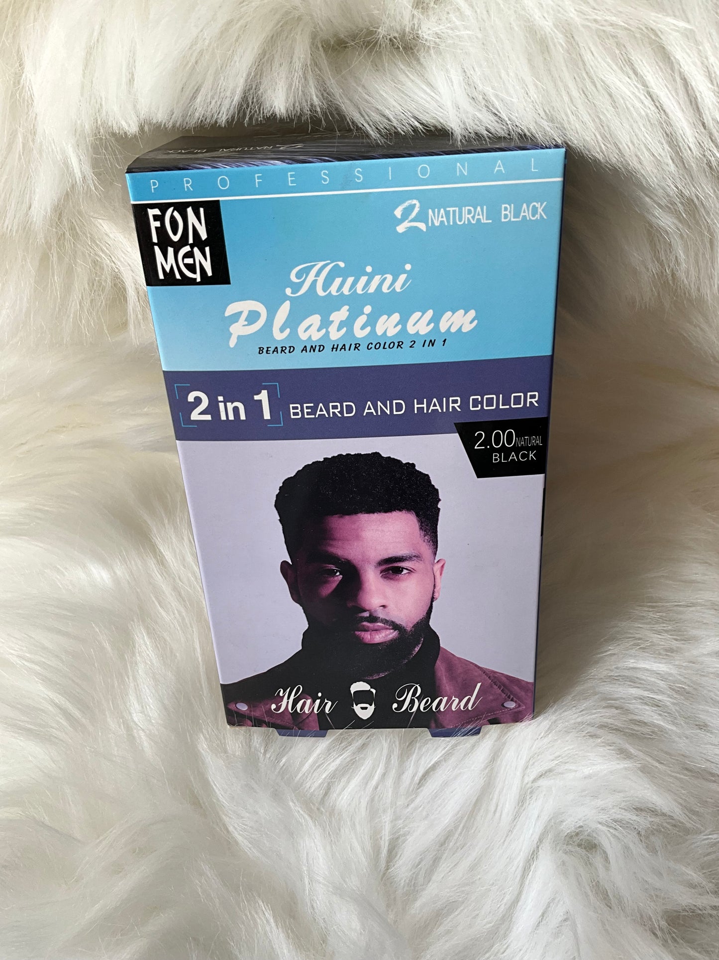 Huini Platinum 2 in 1 Beard & Hair Colour
