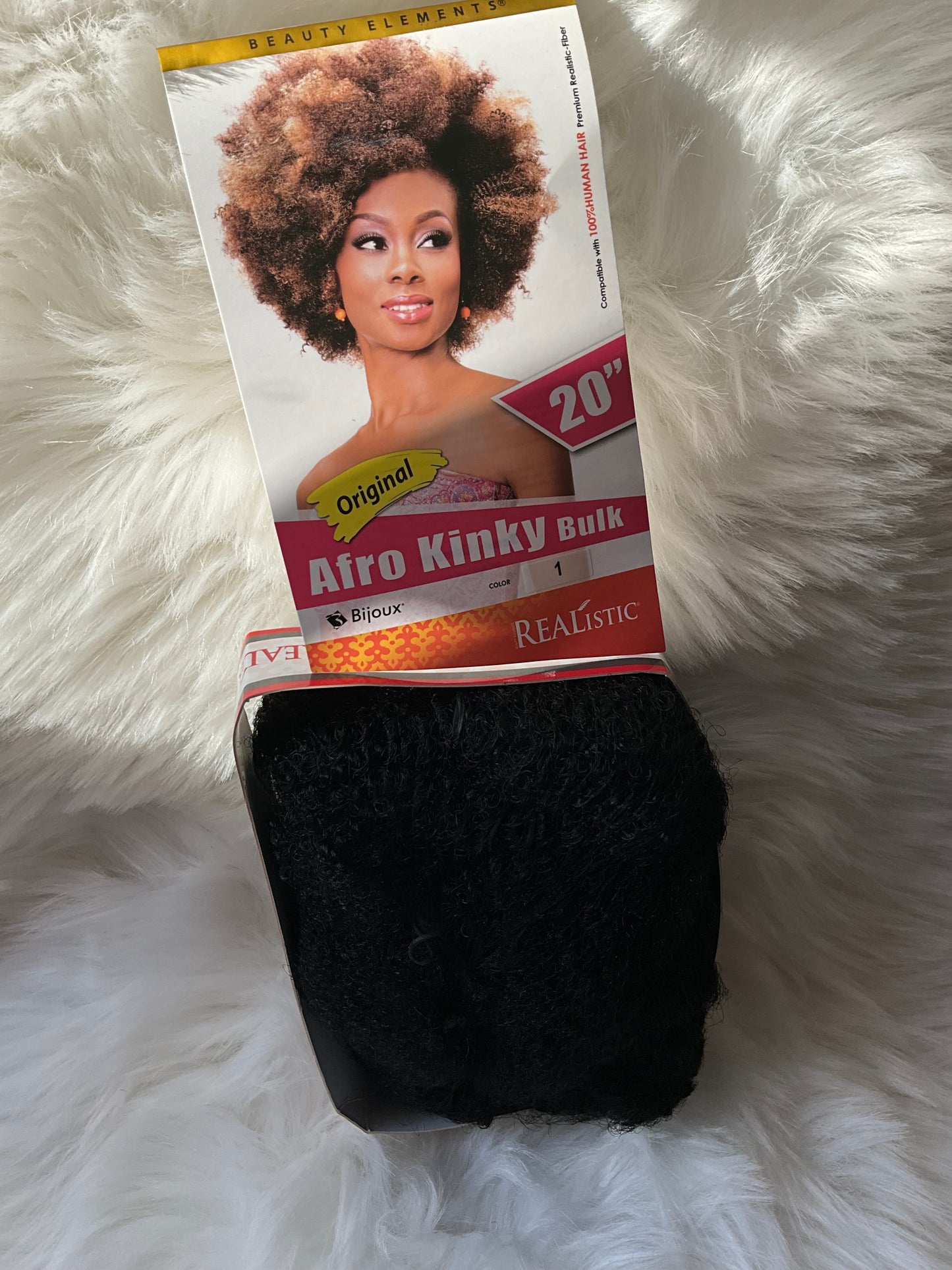 Beauty Elements 20” Afro Kinky Bulk