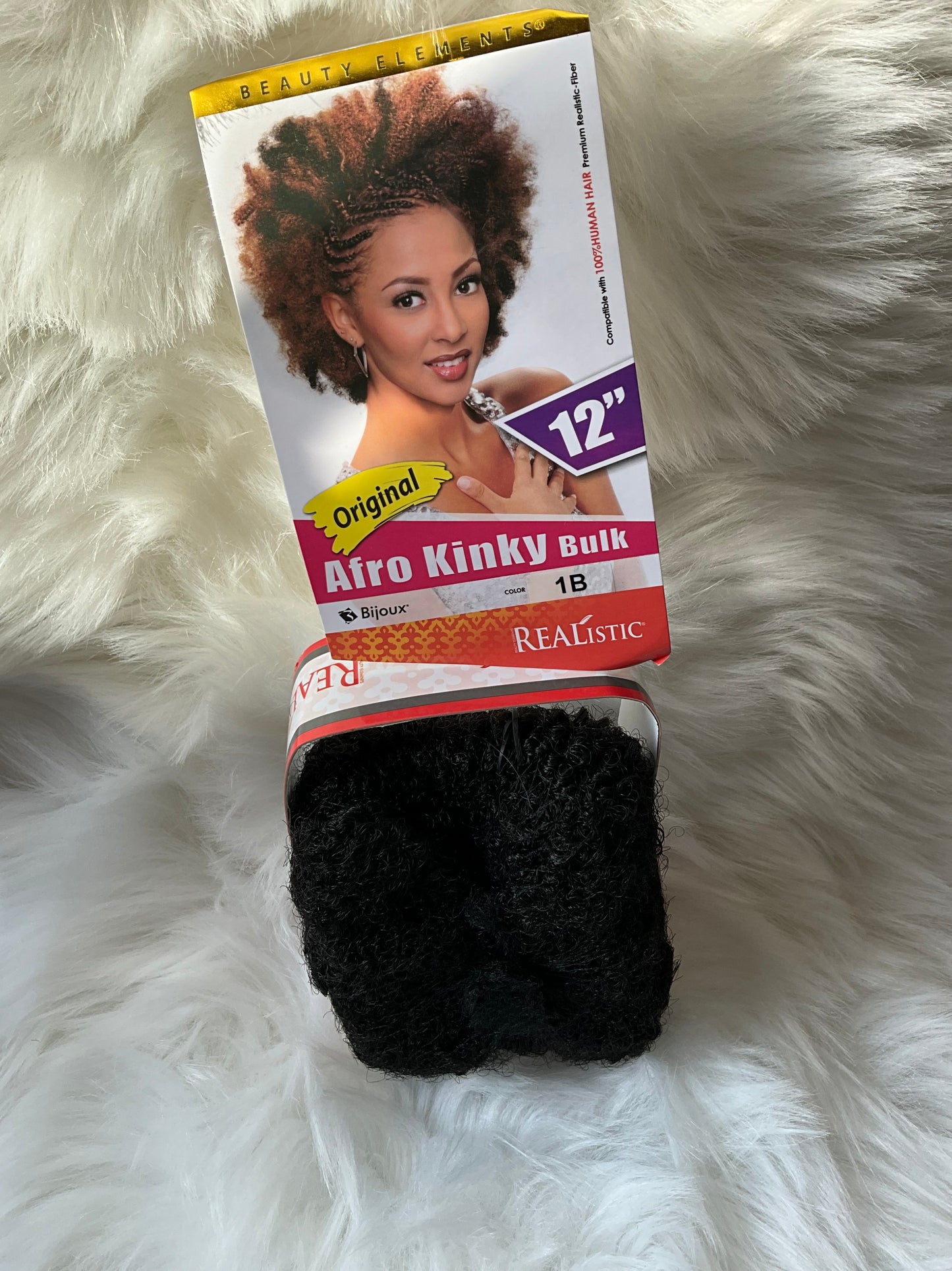 Beauty Elements 12” Afro Kinky Bulk