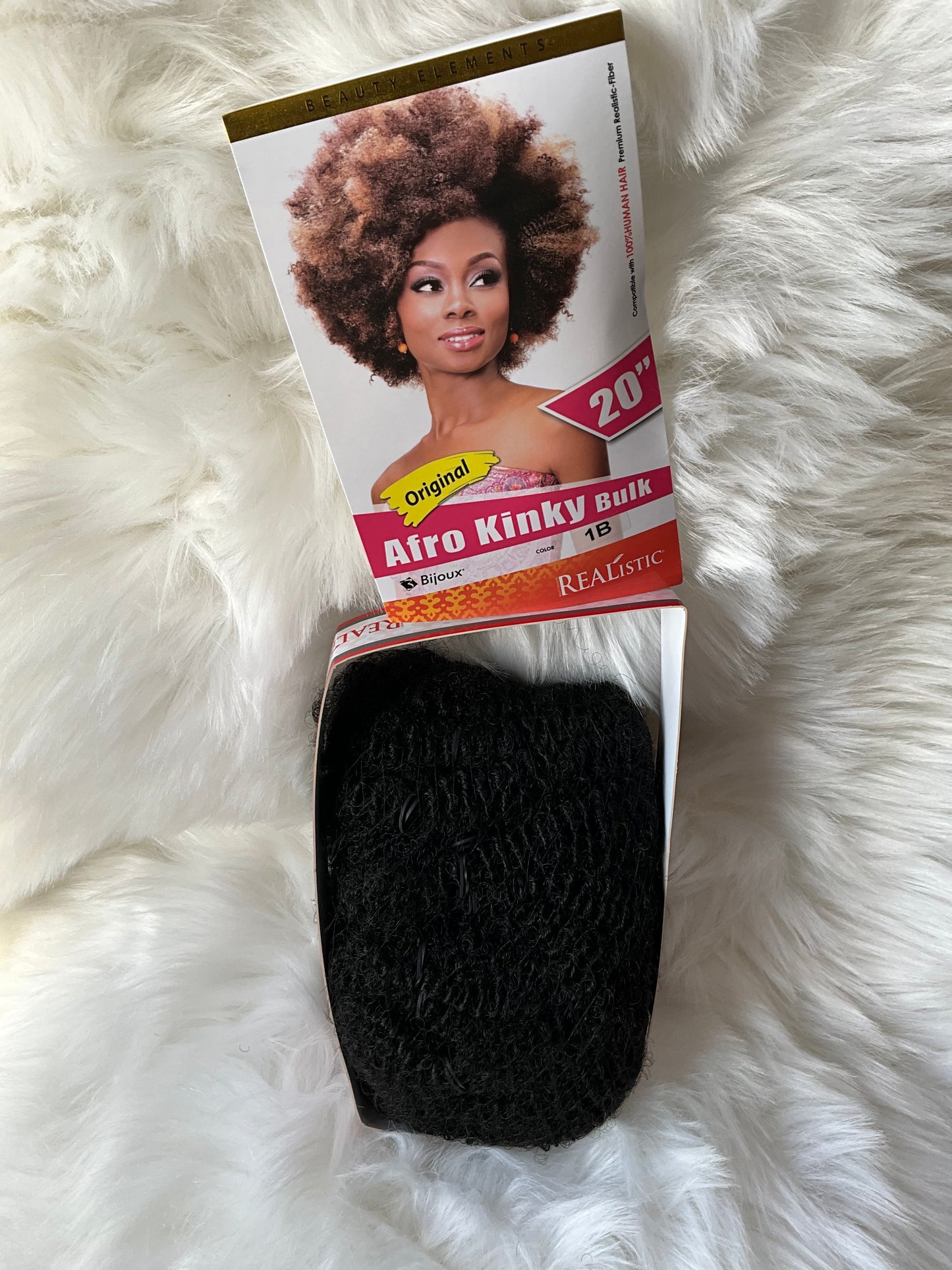 Beauty Elements 20” Afro Kinky Bulk