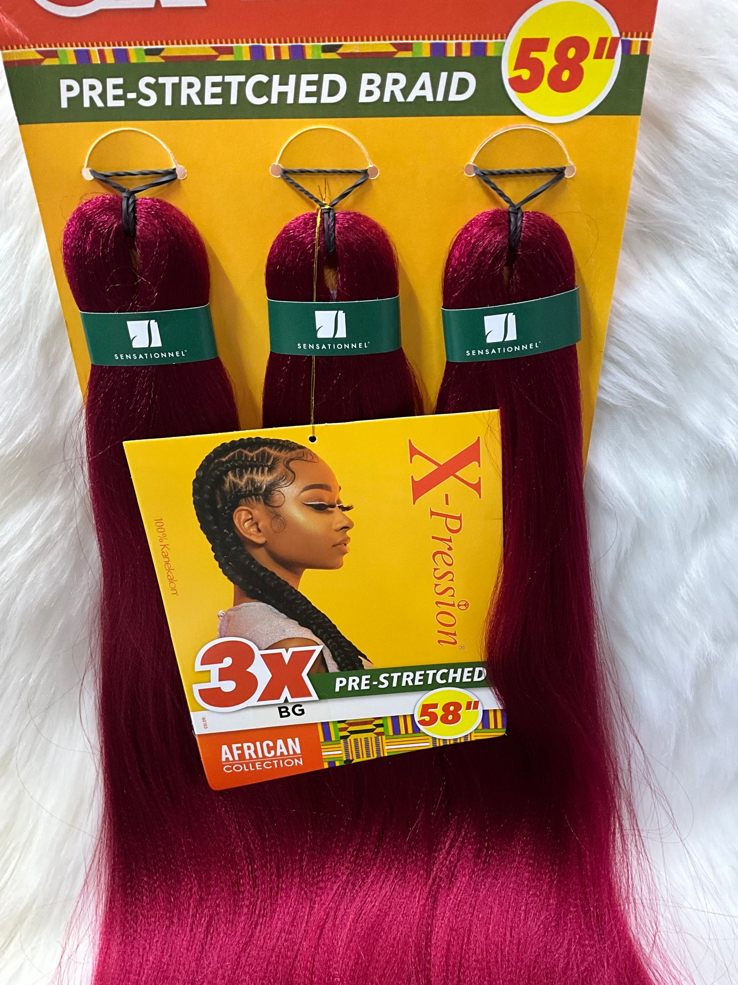 58in 3x X-Pression Pre-Stretched Braid