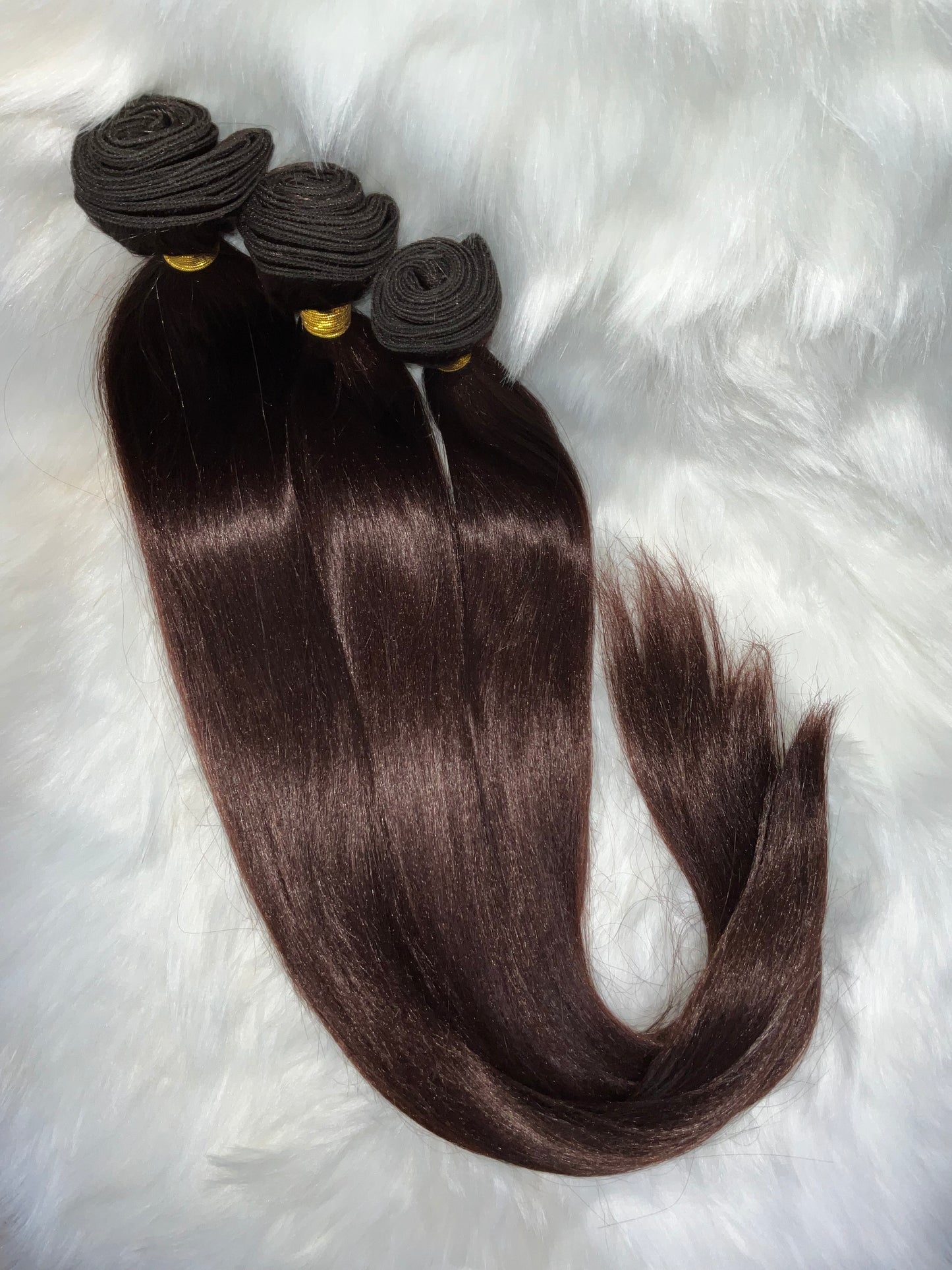 3pc Synthetic Straight Yaki Hair