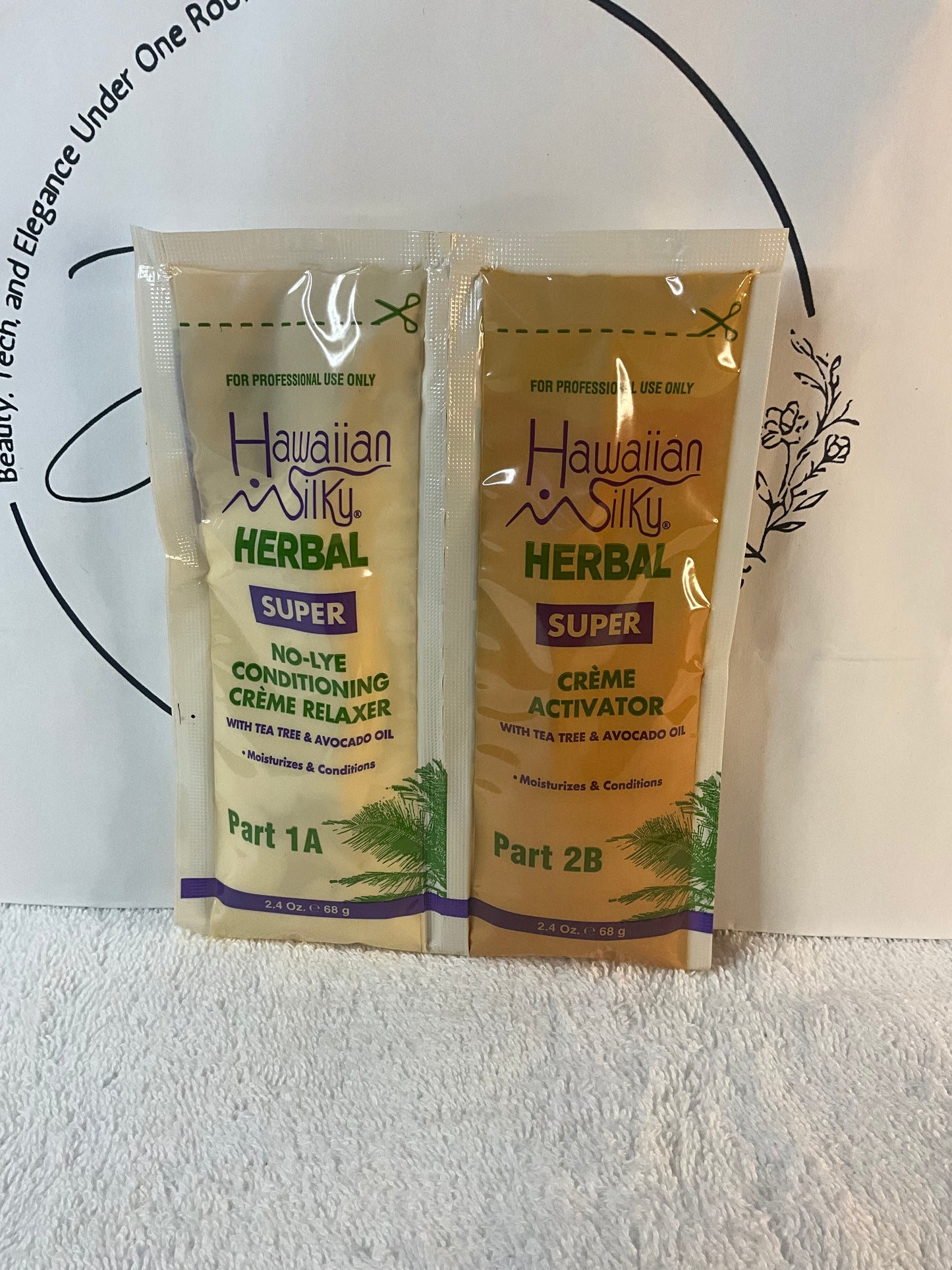 Hawaiian Silky Herbal No Lye Conditioning Relaxer, Touch Up Applications