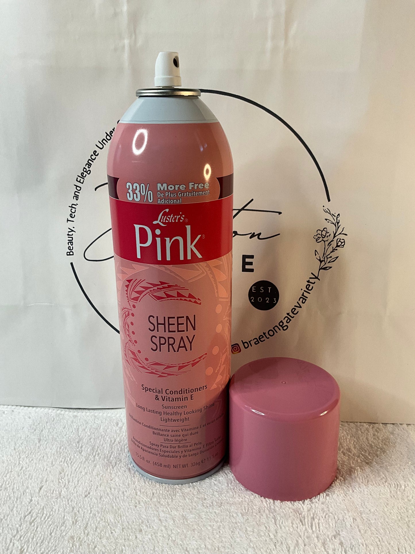 Luster’s Pink Sheen Spray, 458ml