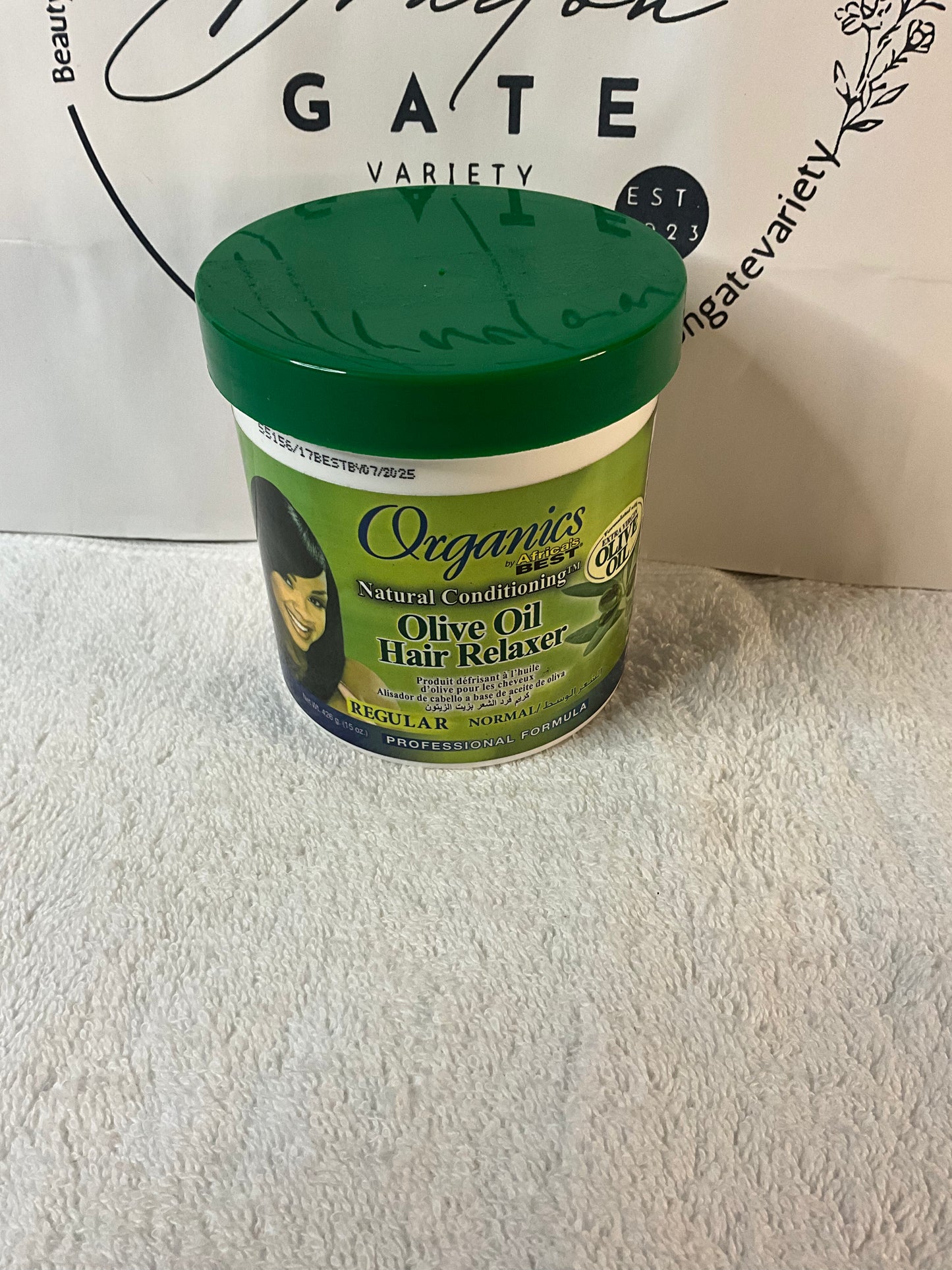 Organic Natural Conditioning Olive Oil Hair Relaxer, 426g