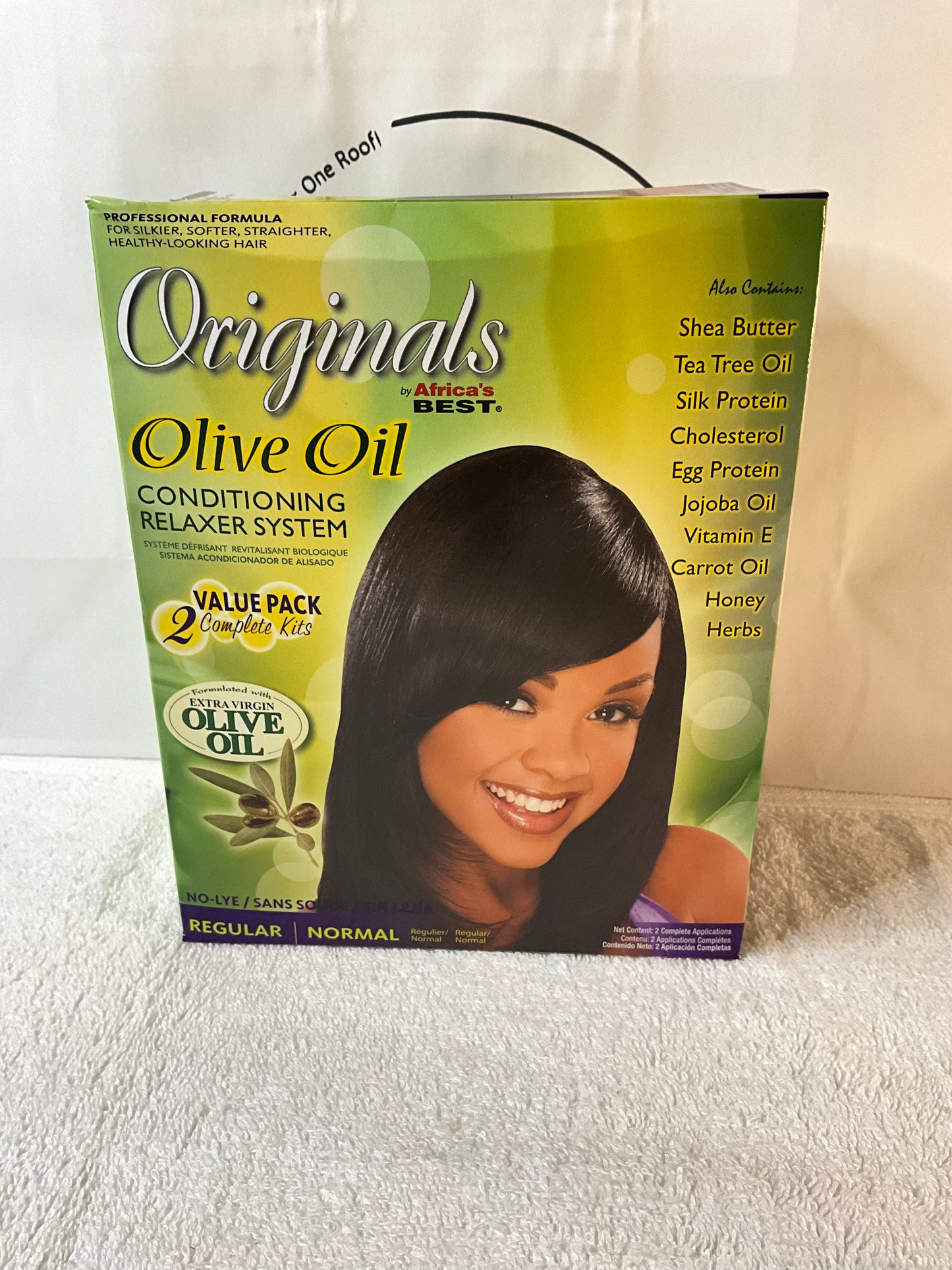 Originals Olive Oil Conditioning Relaxer System, 2 Value Pack
