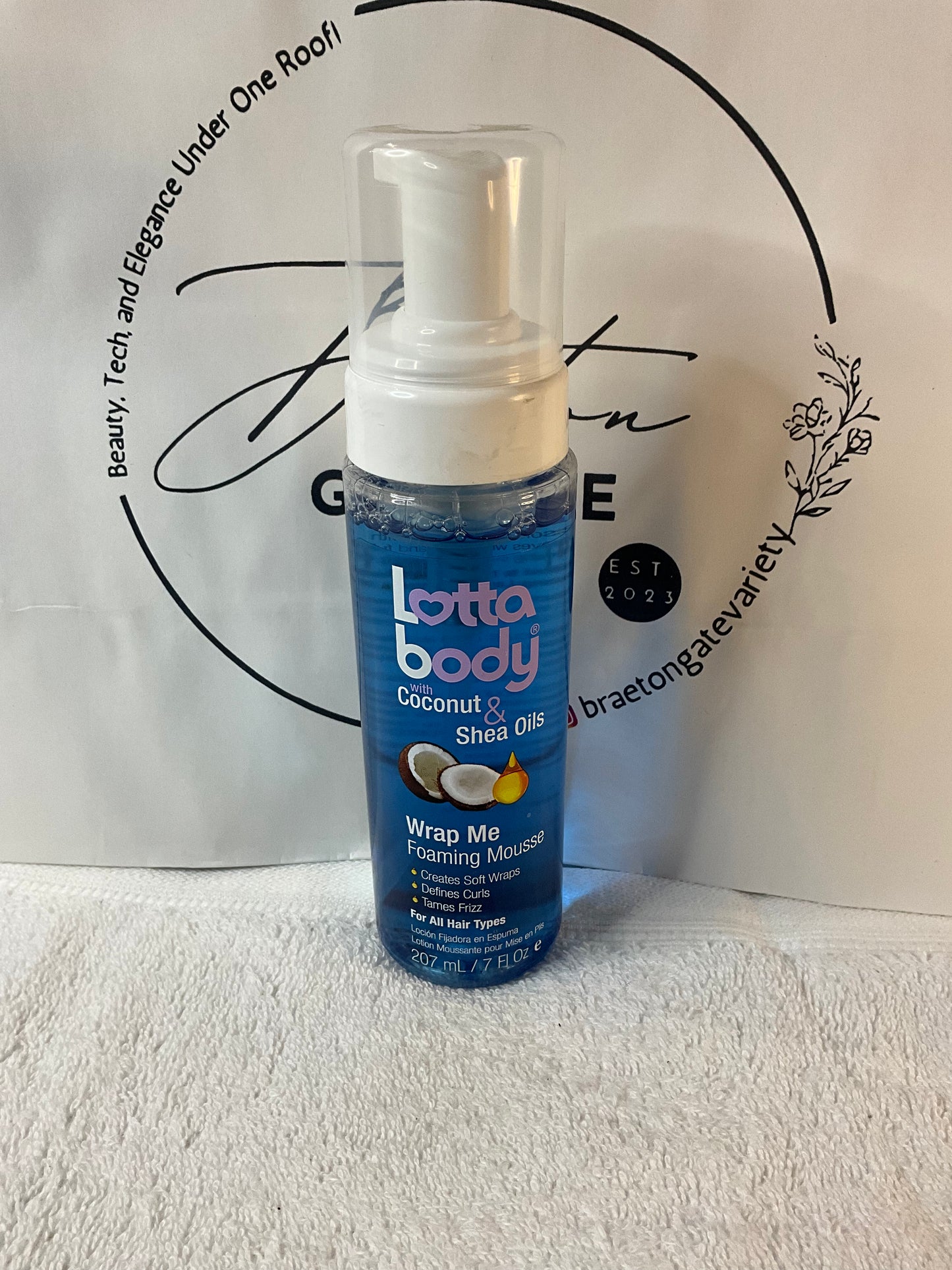 Lotta body Coconut & Shea Oil Foaming Mousse, 207ml