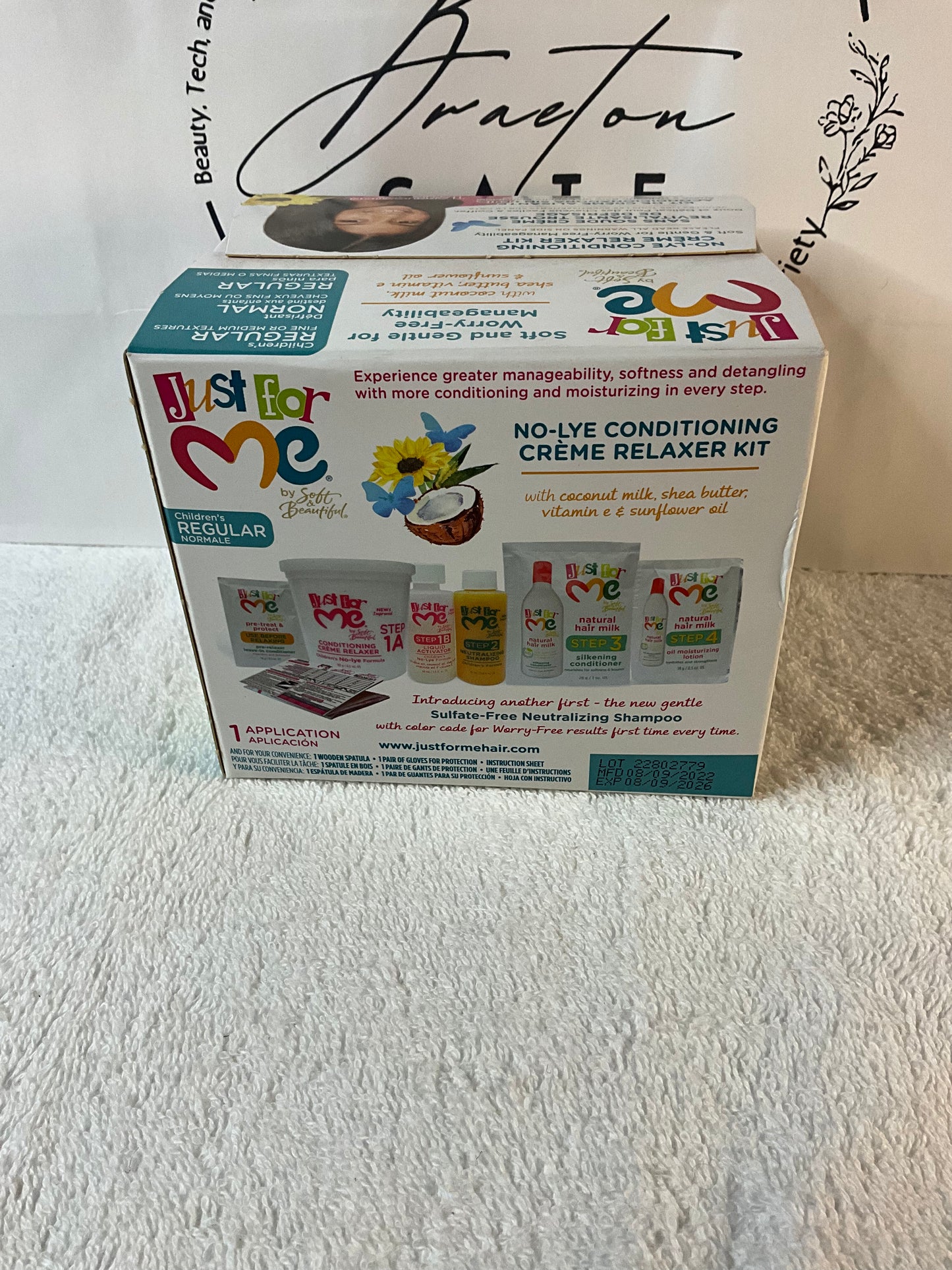 Just For Me No-Lye Conditioning Creme Relaxer Kit