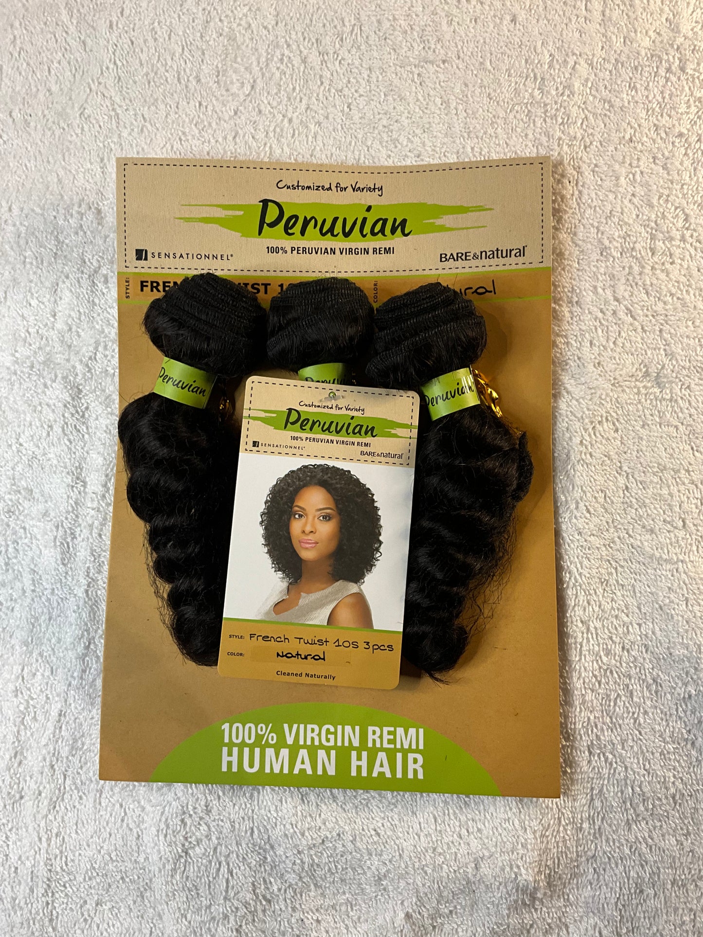 Sensationnel 3pcs 100% Peruvian Human Hair