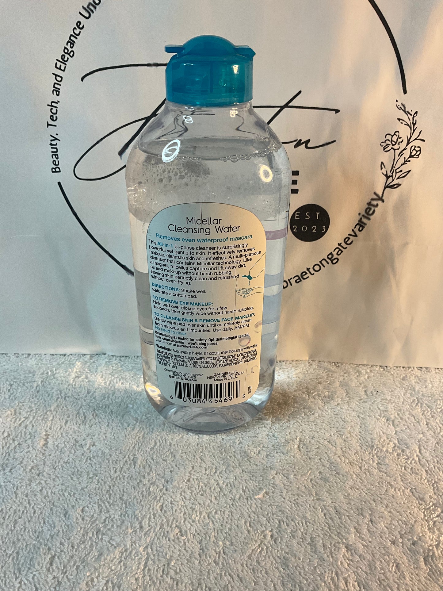 Garnier SkinActive Micellar Cleansing Water, 400ml