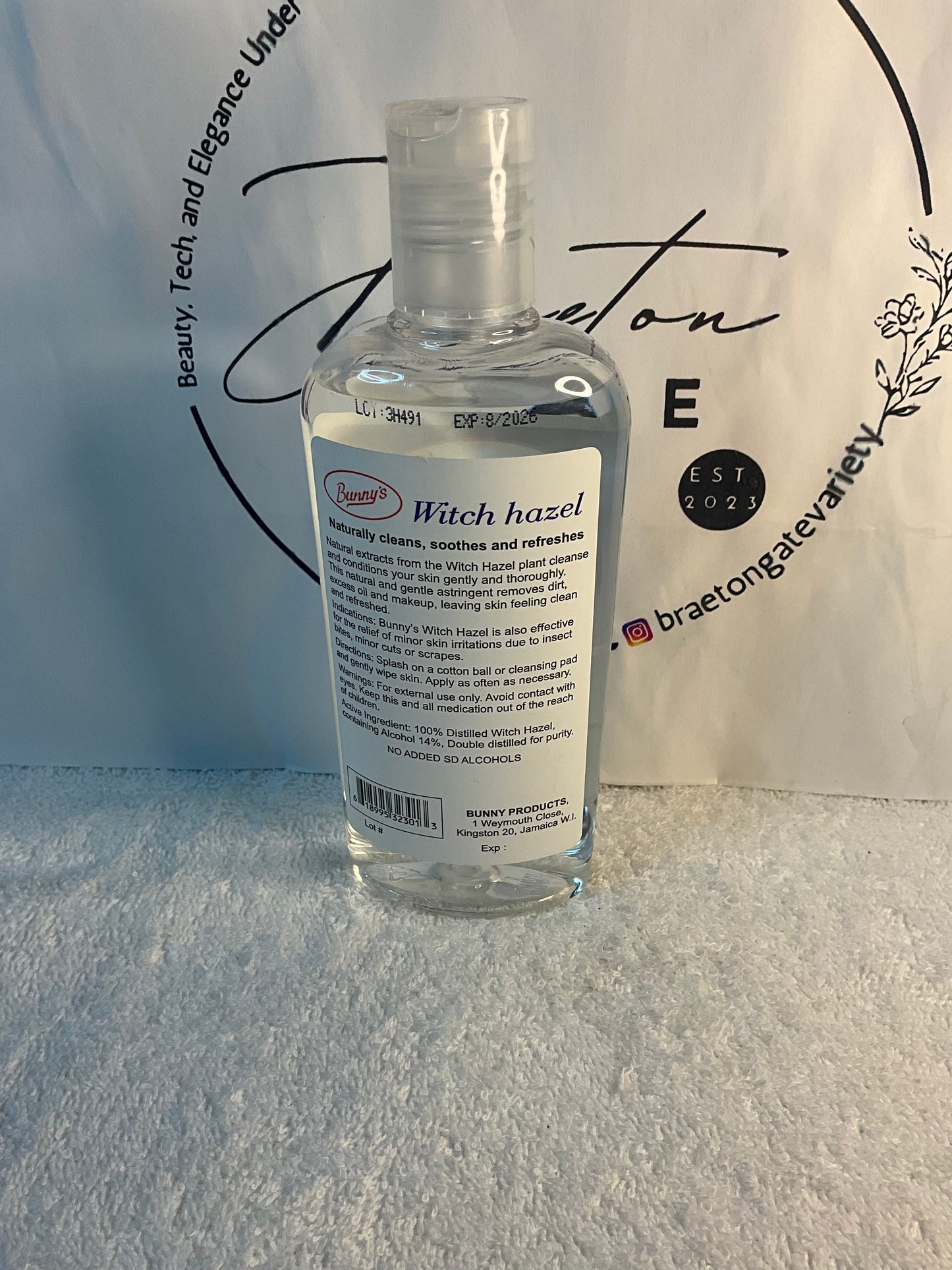 Bunny’s Witch Hazel, 240ml