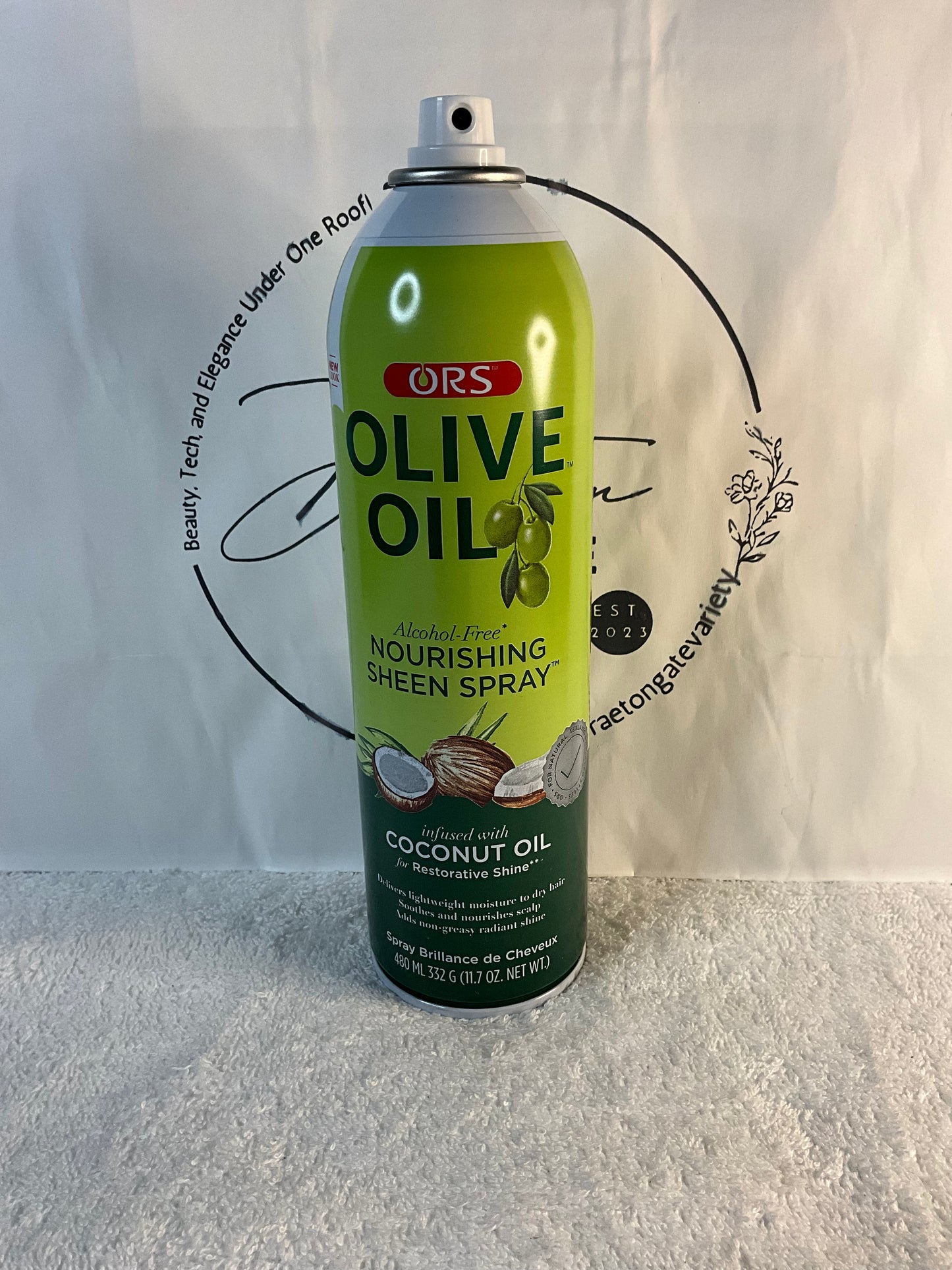 ORS Olive Oil Sheen Spray, 480ml