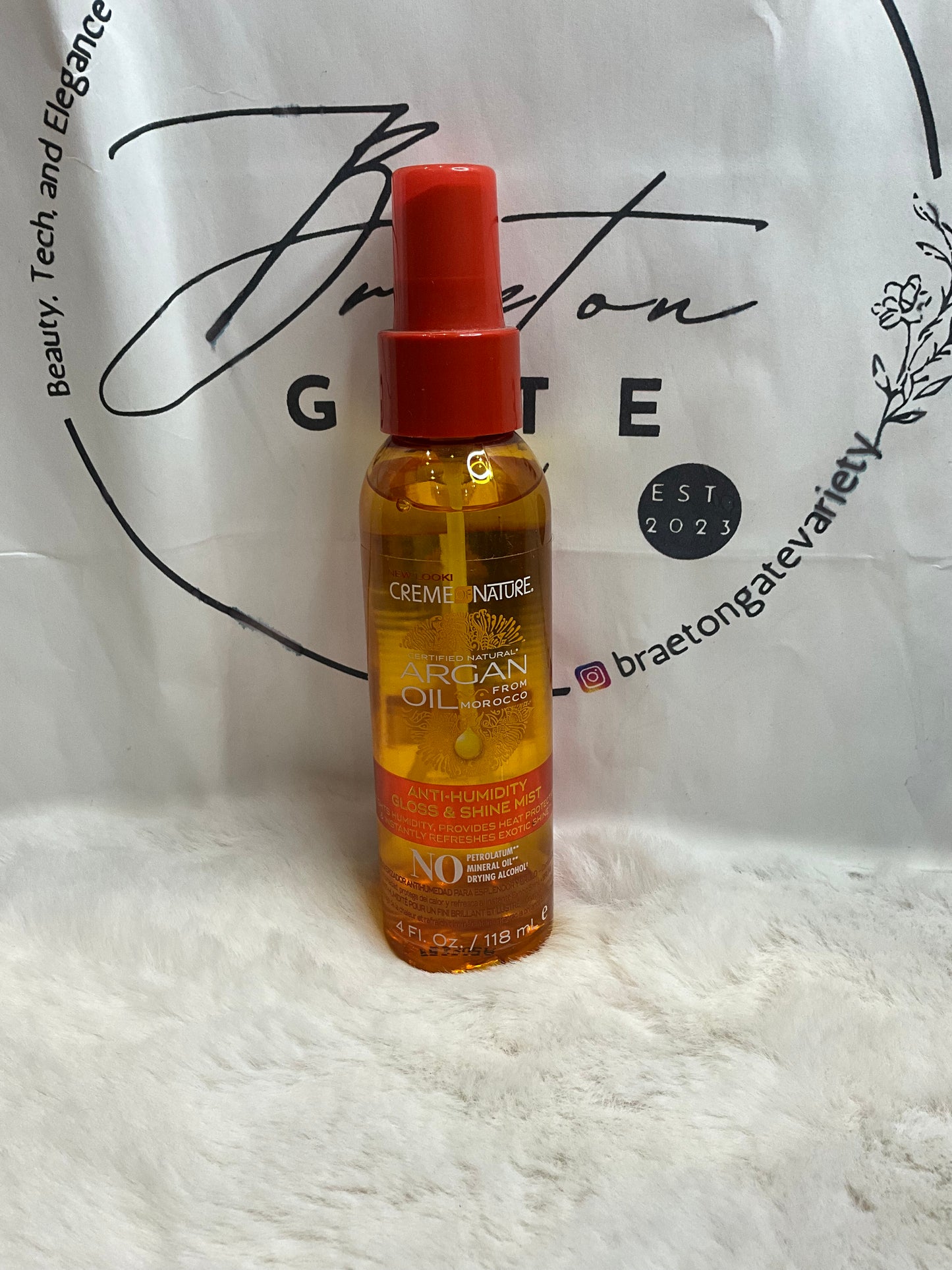 CremeOfNature Argan Oil Gloss & Shine Mist, 118ml