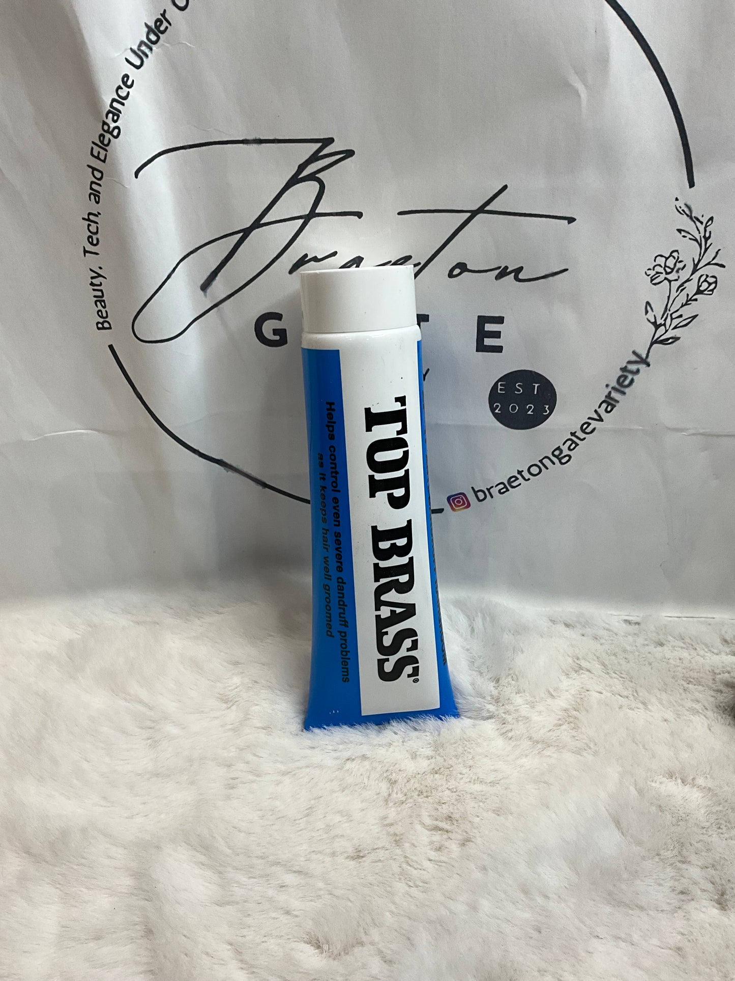 Top Brass Anti Dandruff Cream, 84.5g