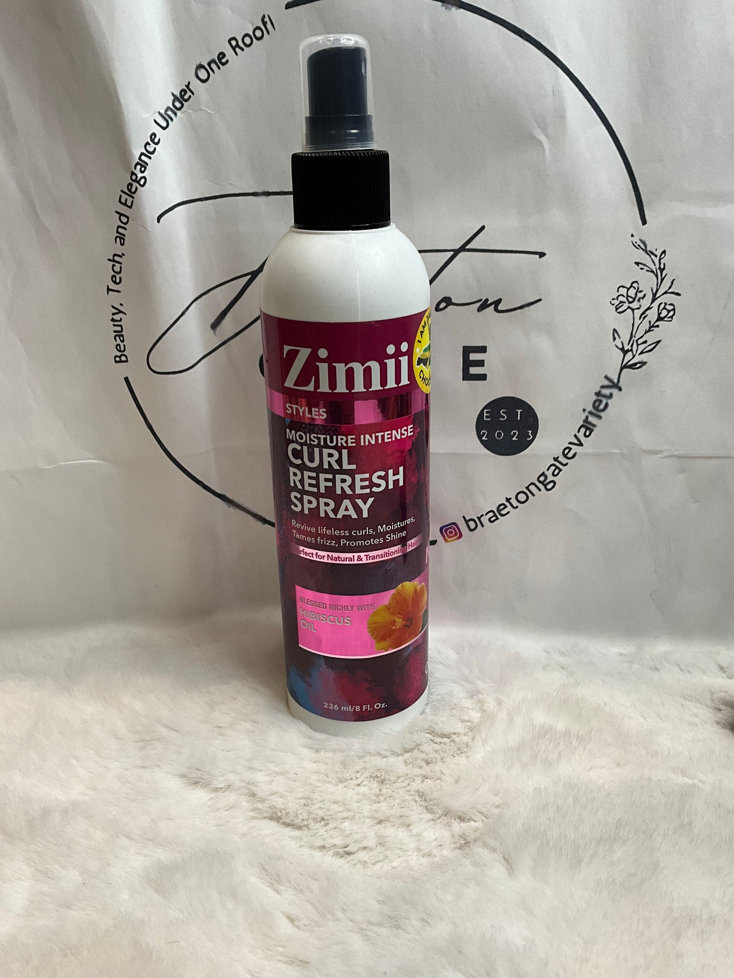 Zimii Moisture Intense Curl Refresh Spray, 236ml