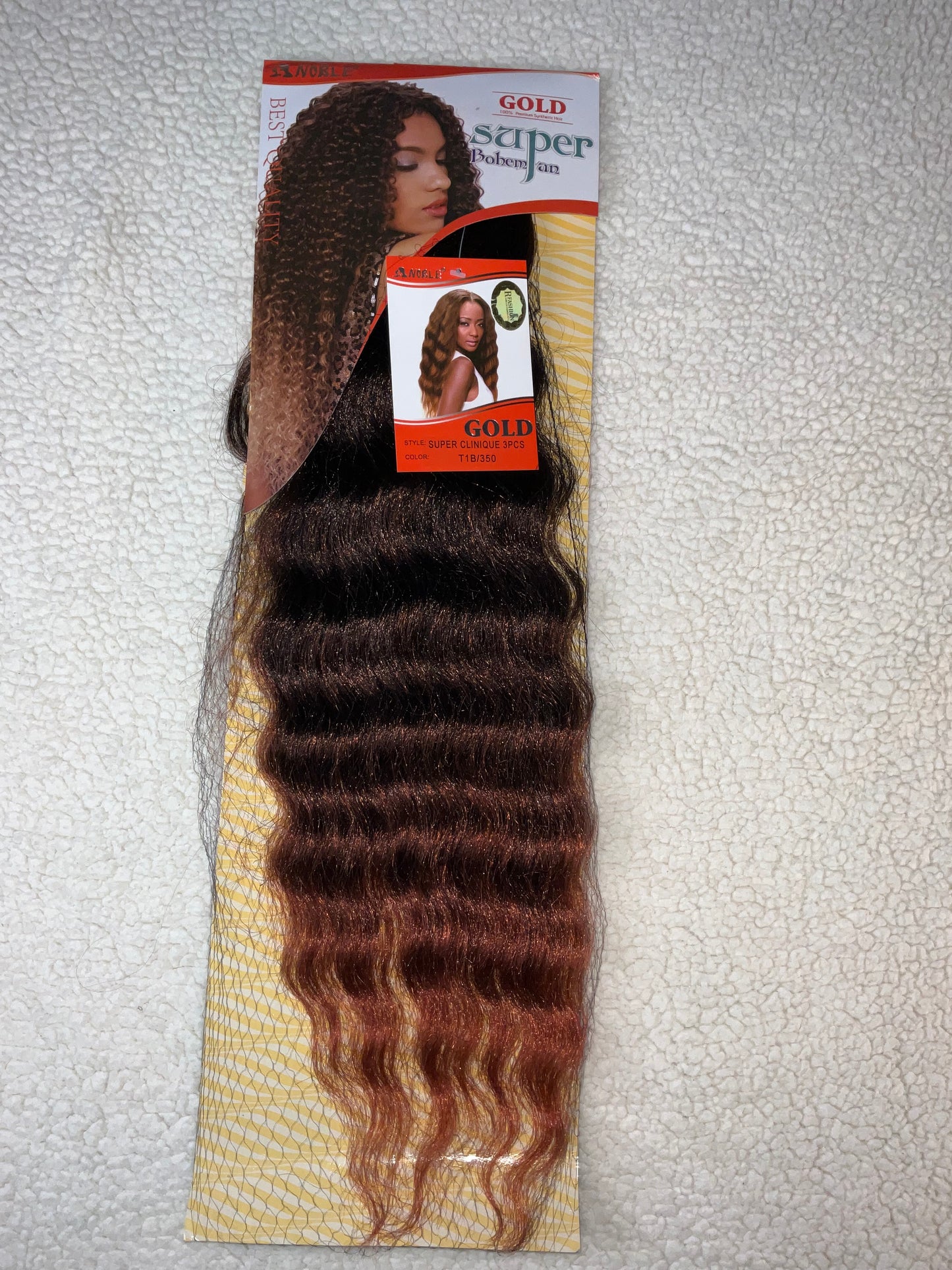 Gold Super Bohemian Super Clinique Synthetic Hair