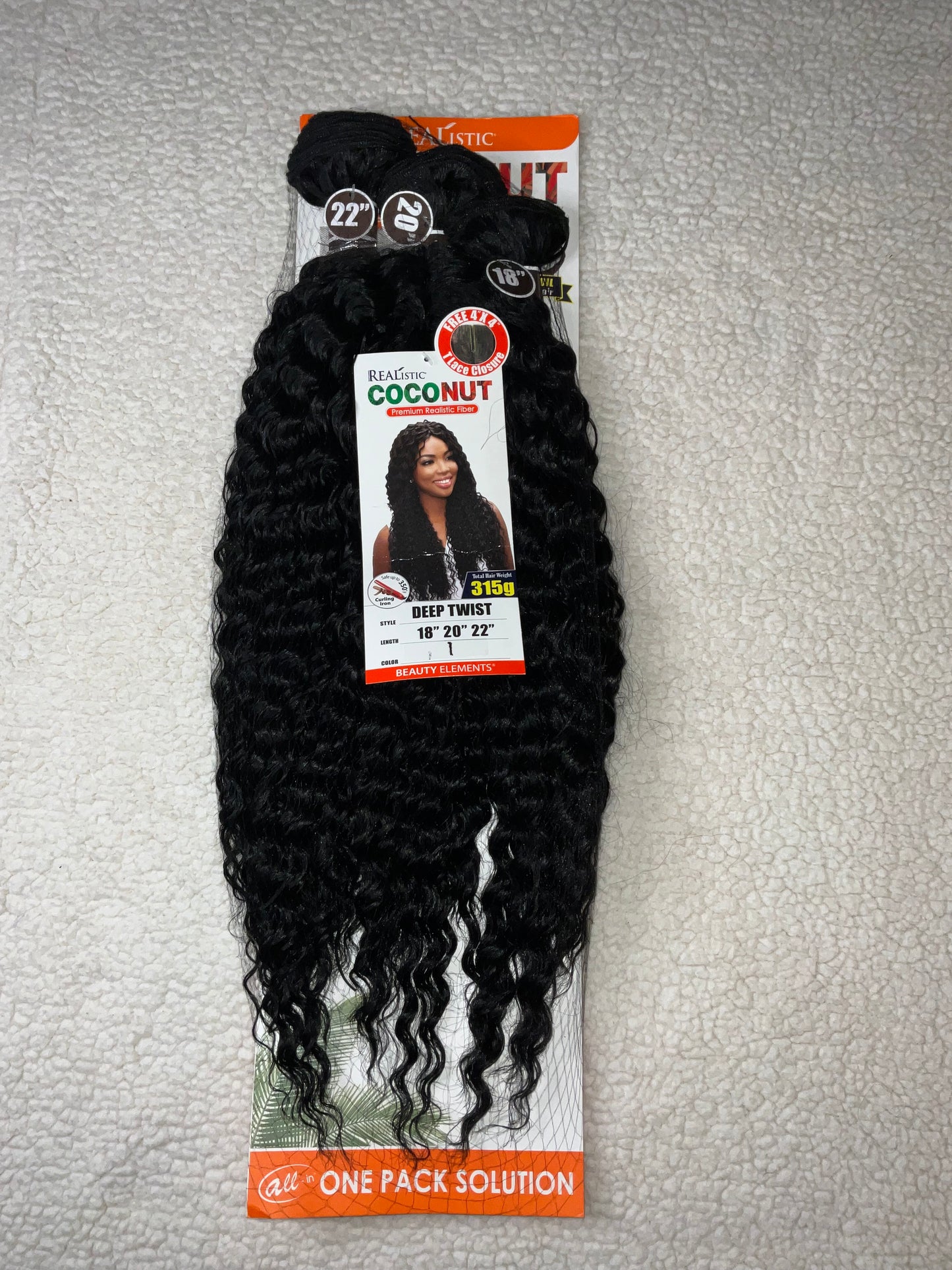 Realistic Coconut 3x Premium Fiber Bundles