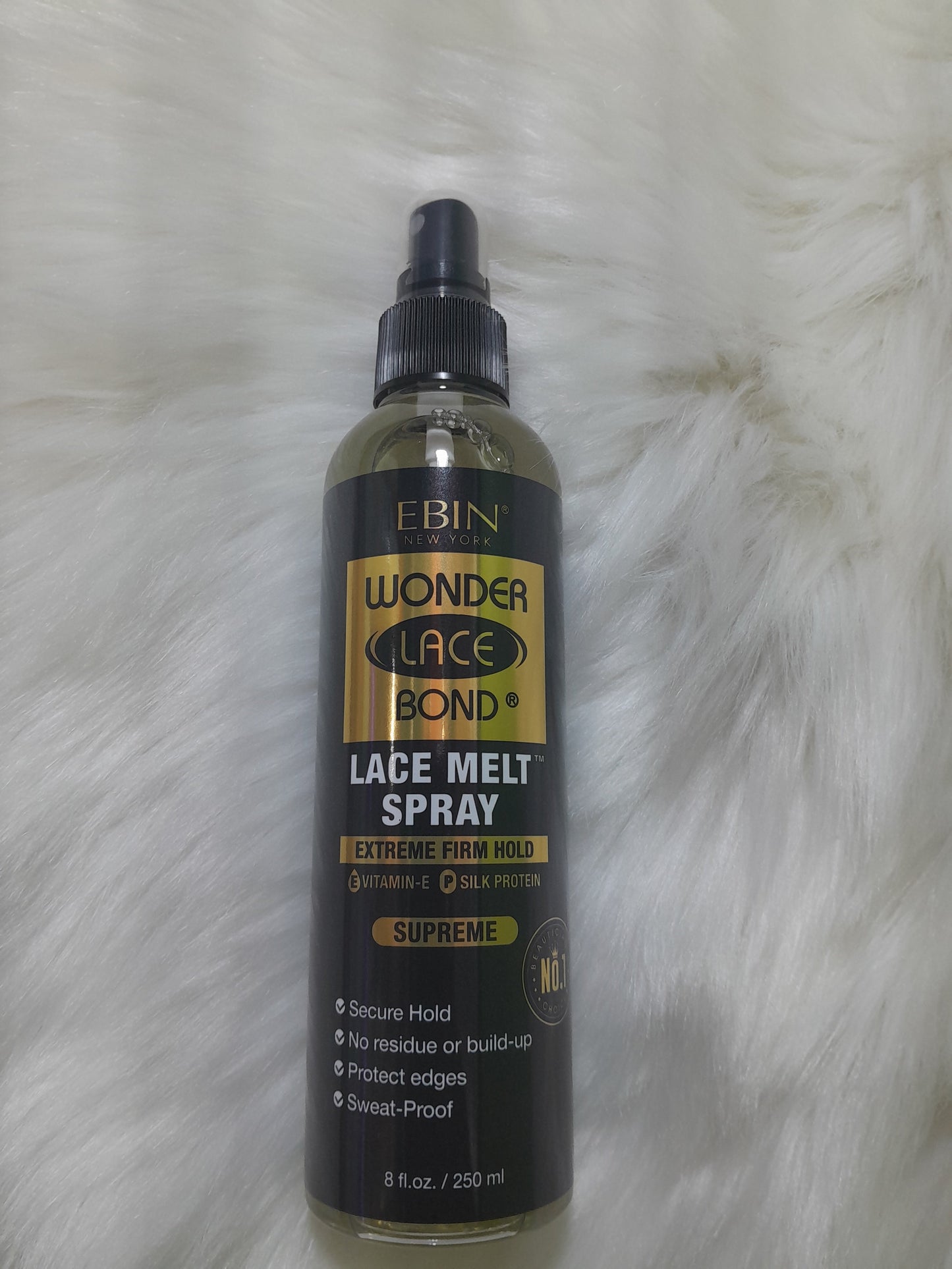 Ebin Wonder Lace Bond Melt Spray 250ml (Extreme Firm Hold)