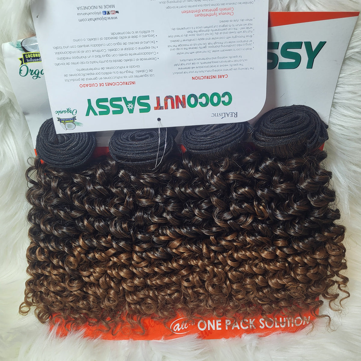 4pcs Realistic Coconut Sassy One Pack Solution