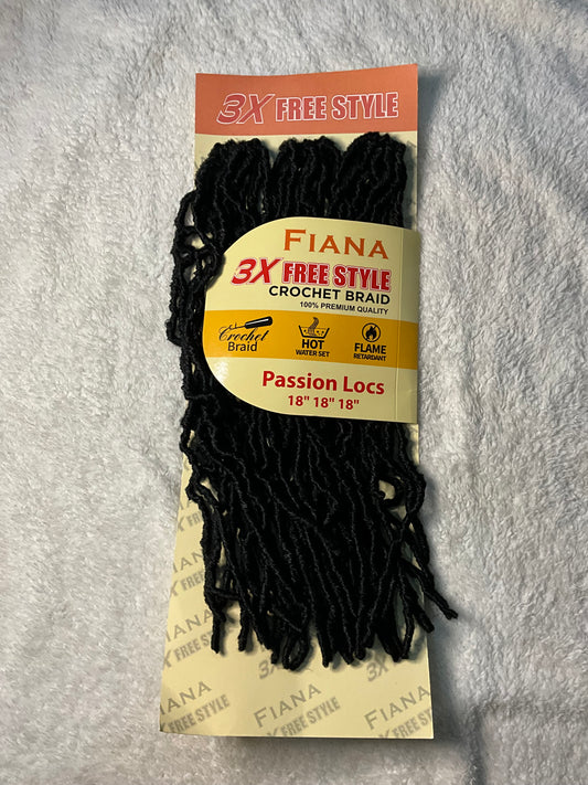 18in Fiana 3x Passion Locs