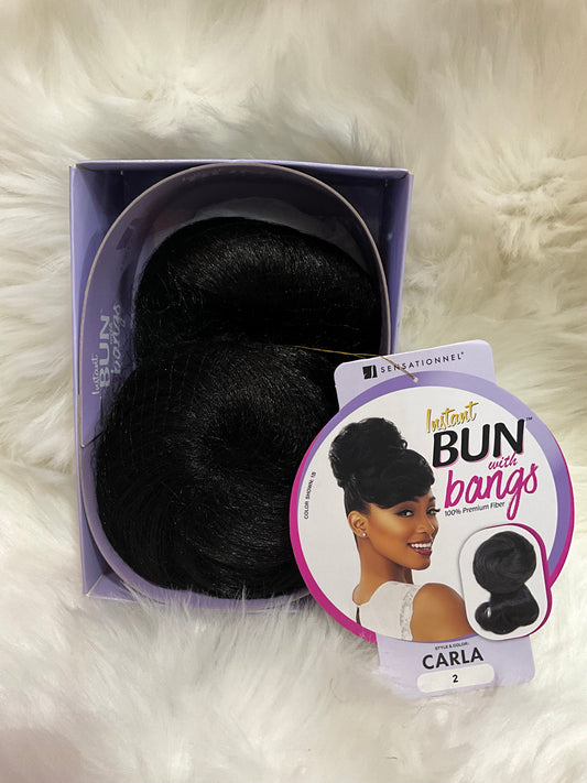 Sensationnel Instant Bun w/ bangs