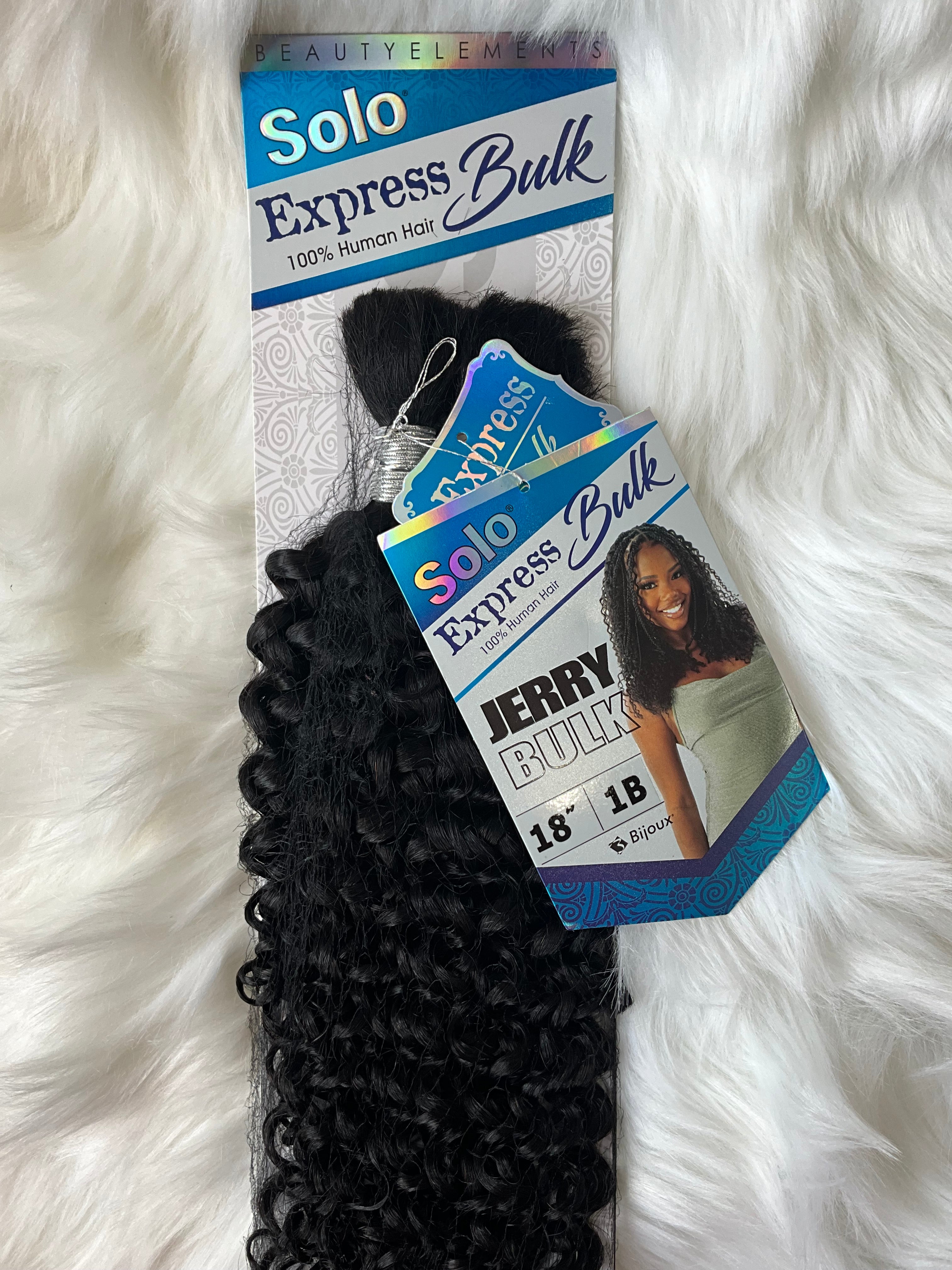 18in Solo Express Bulk 100 Human Hair Braeton Gate Variety