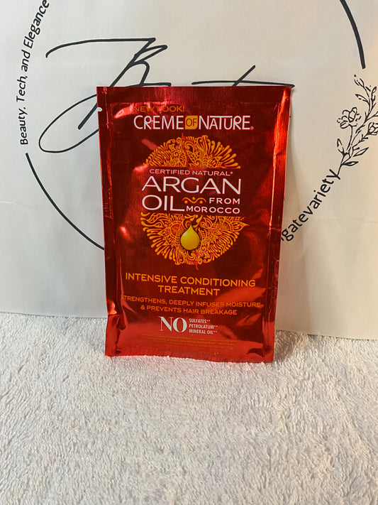 CremeOfNature Argan Oil Intensive Conditioning Treatment, 51.8ml