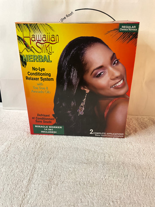 Hawaiian Silky Herbal No Lye Conditioning Relaxer System