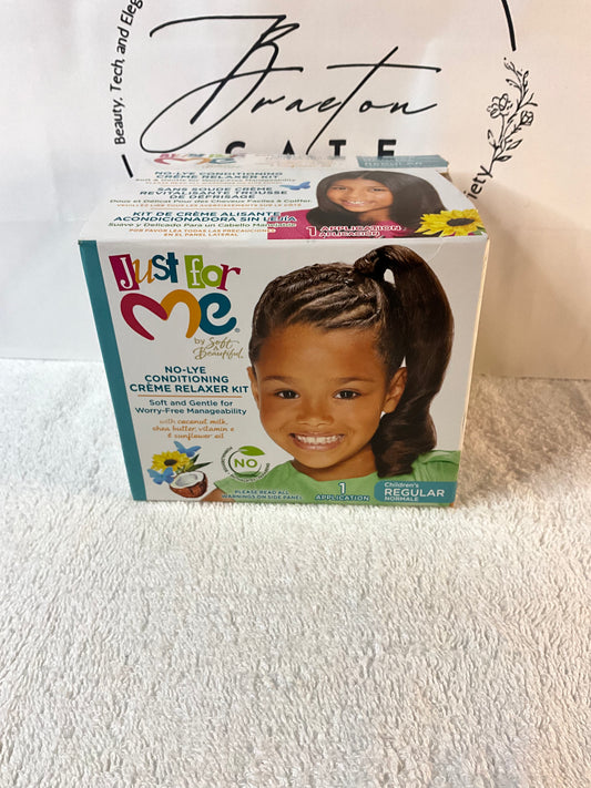 Just For Me No-Lye Conditioning Creme Relaxer Kit