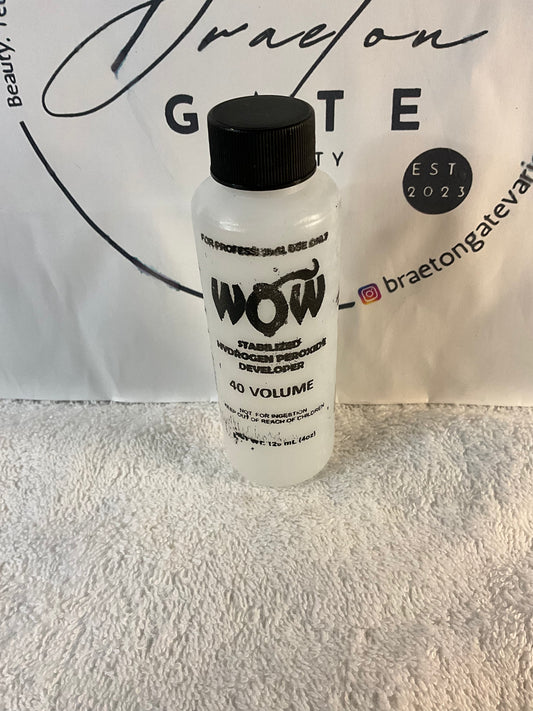 Wow Volume 40 Stabilized Hydrogen Peroxide, 4oz