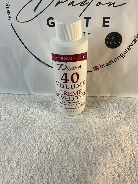 Volume 40 Creme Developer, 4oz