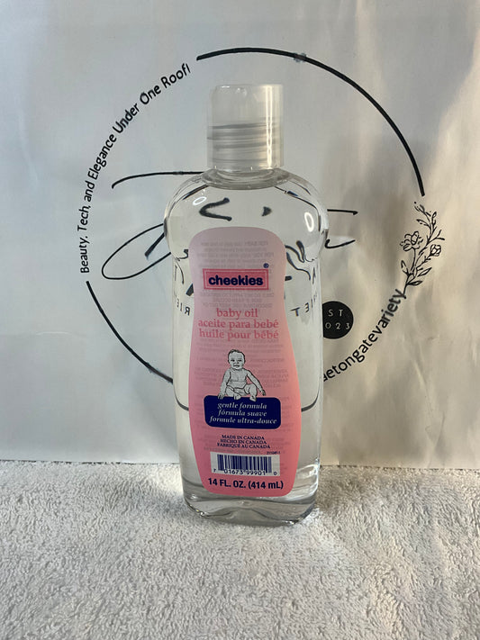 Cheekies Baby Oil, 414ml