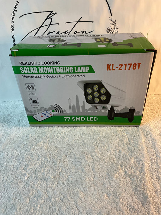 Light Operated Solar Monitoring Lamp