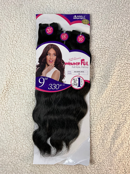 Wonder Ful All in One Pack Human Hair Texture Sew In