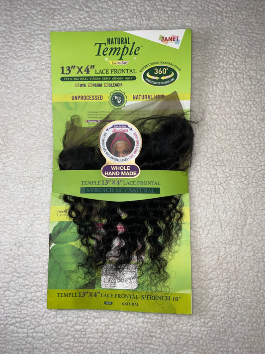 Janet Collection 13" x 4" Lace Frontal S/French 10"