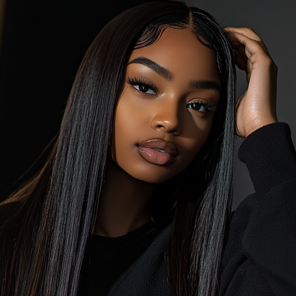 3pc Synthetic Straight Yaki Hair