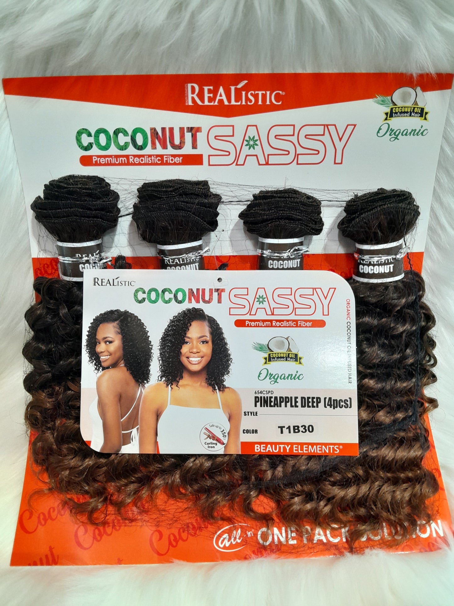 4pcs Realistic Coconut Sassy One Pack Solution